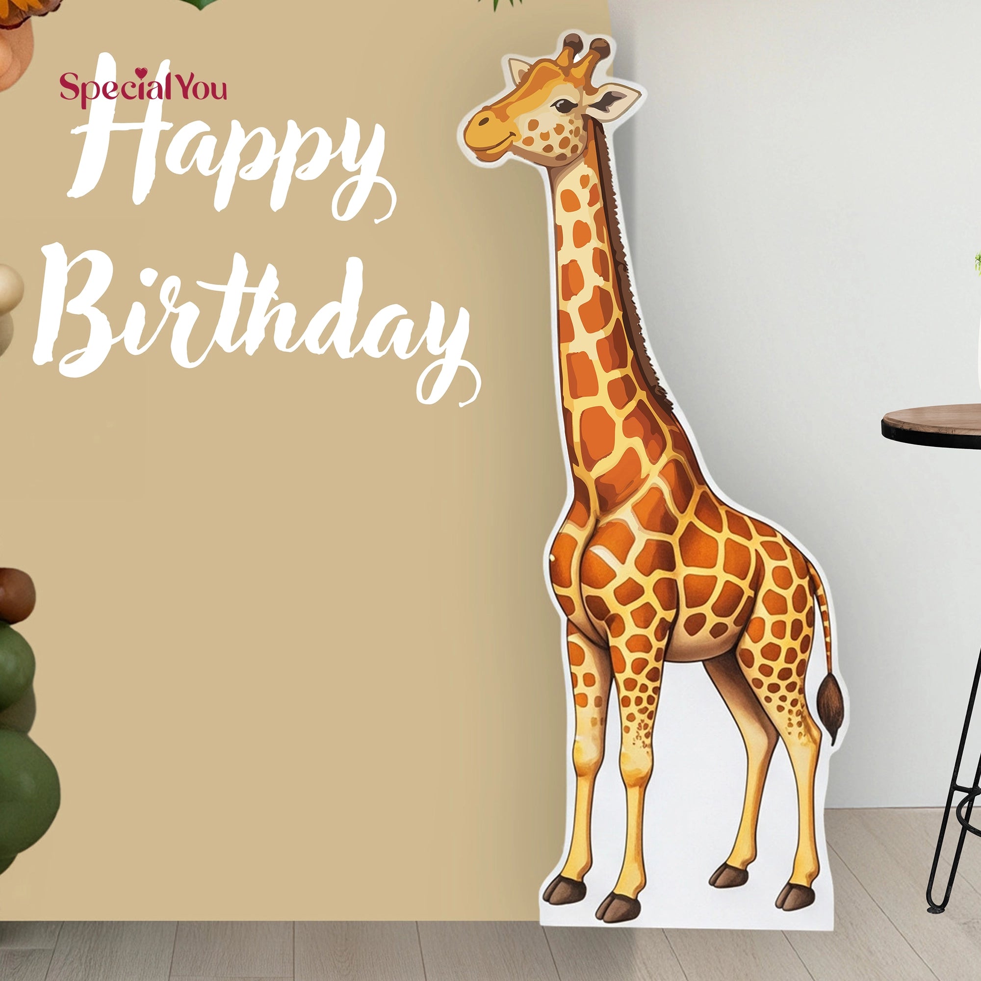 Wild Safari Birthday Balloon Decor