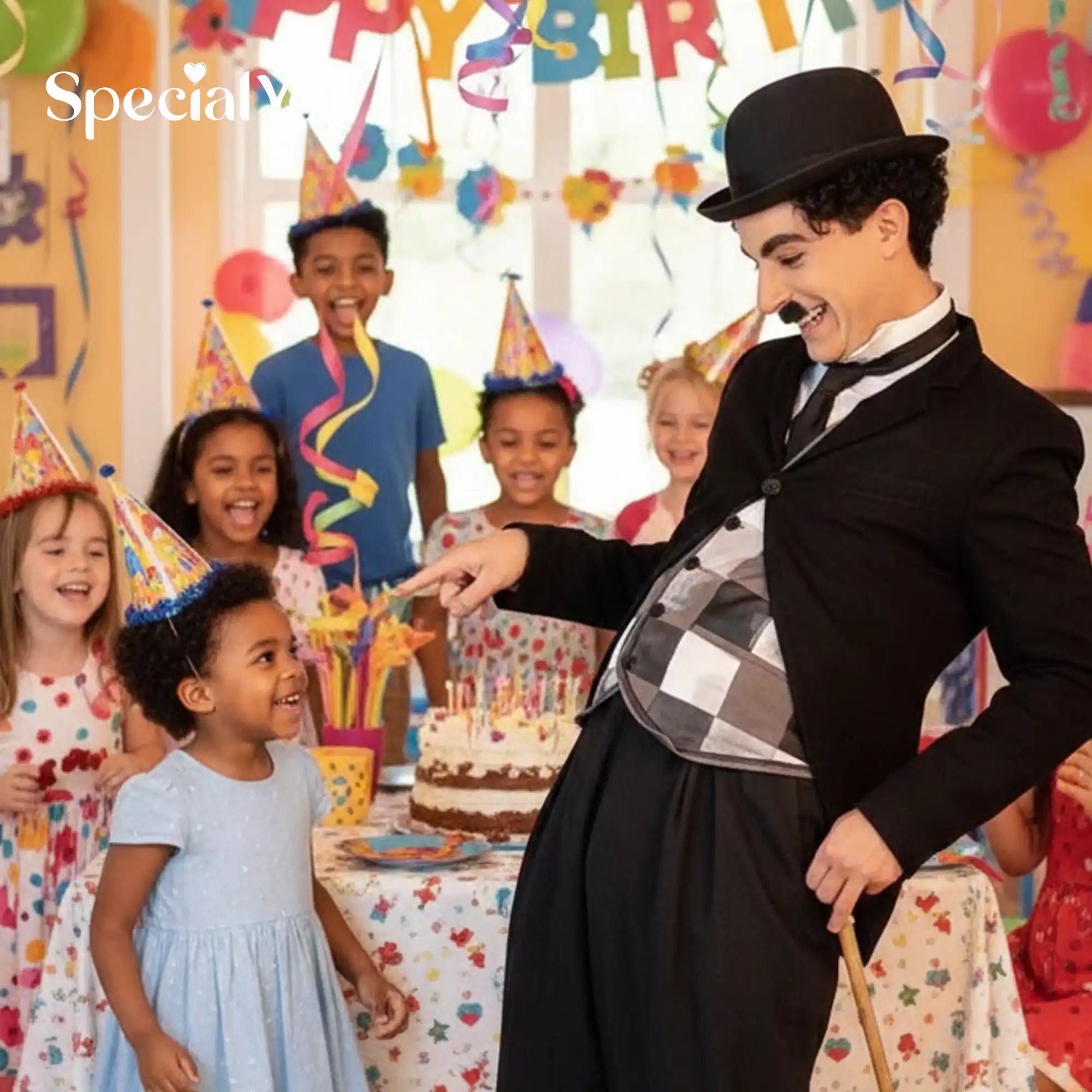 Charlie Chaplin For Kids Party