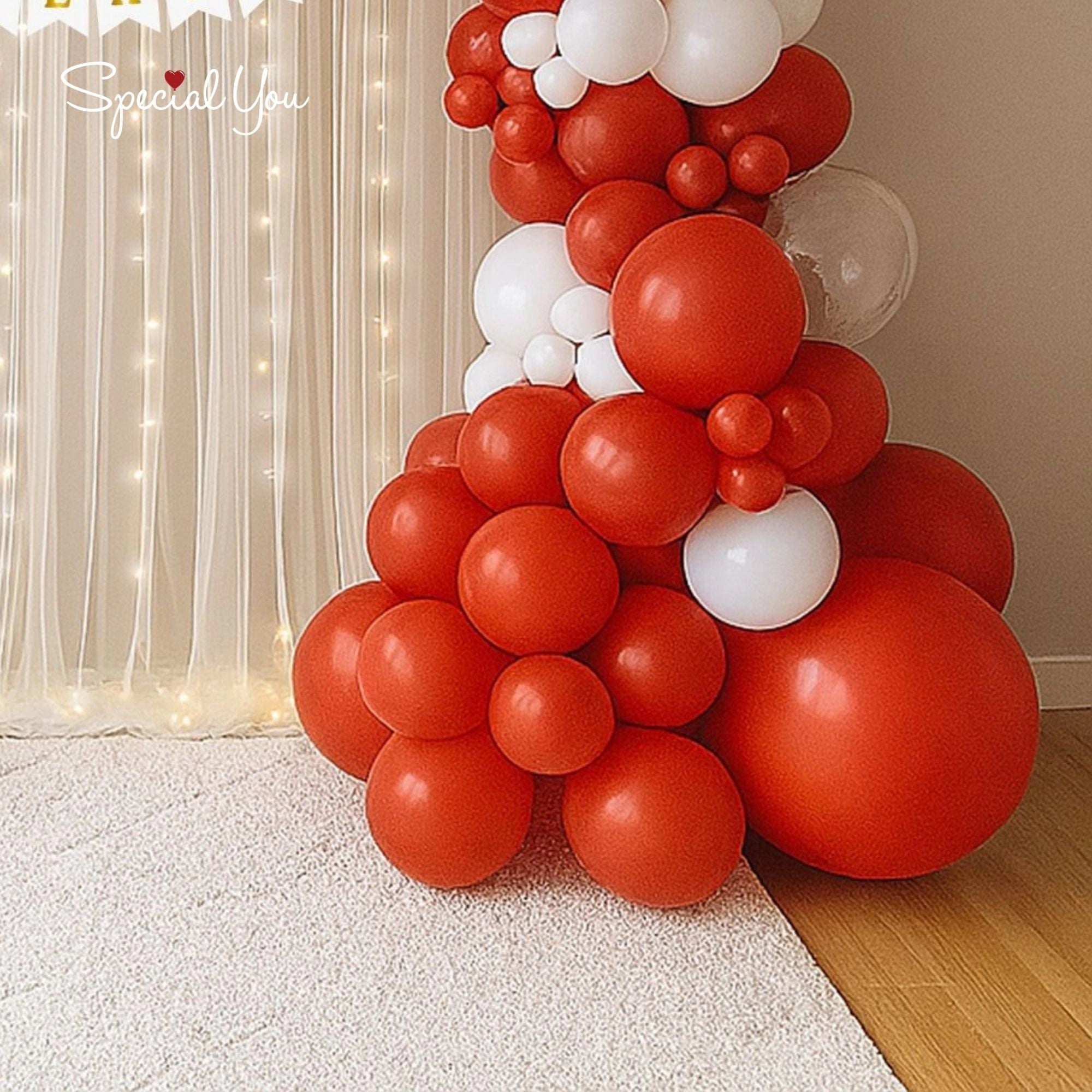 Romantic Red Anniversary Decor