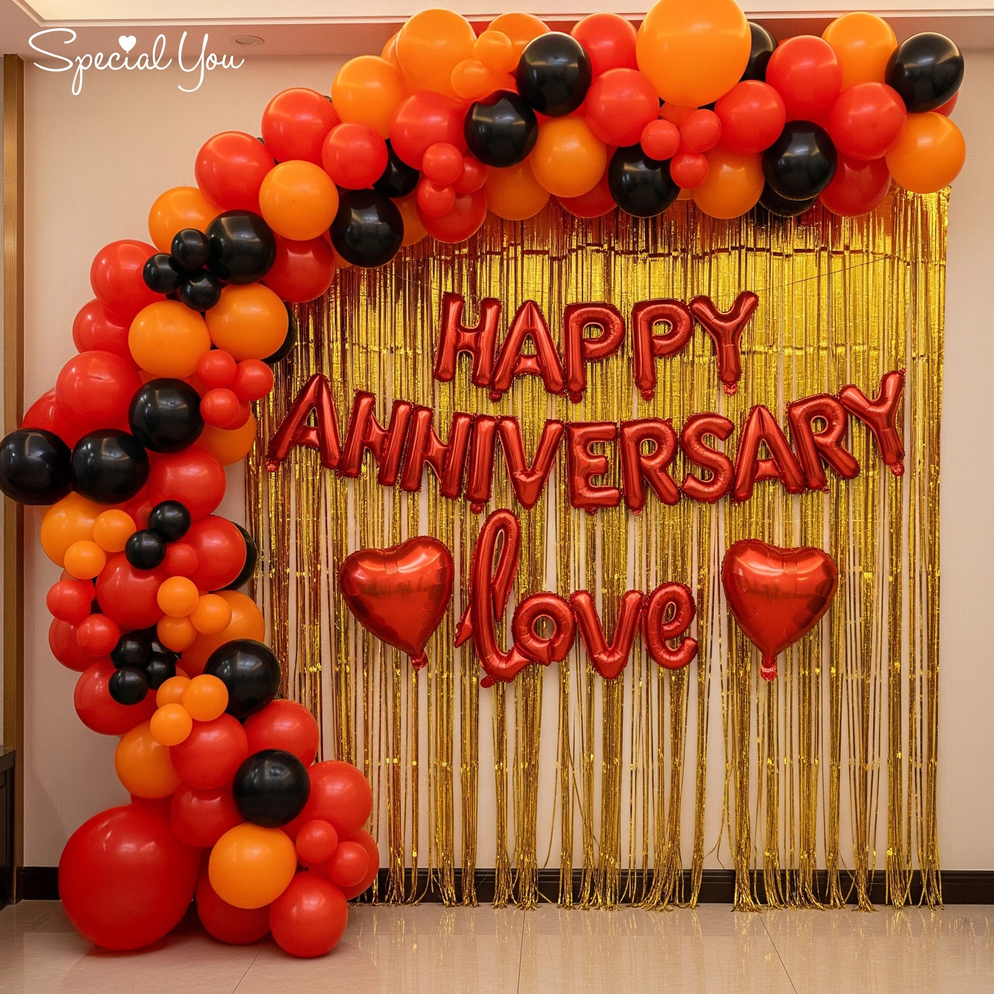Romantic Anniversary Celebration Decor