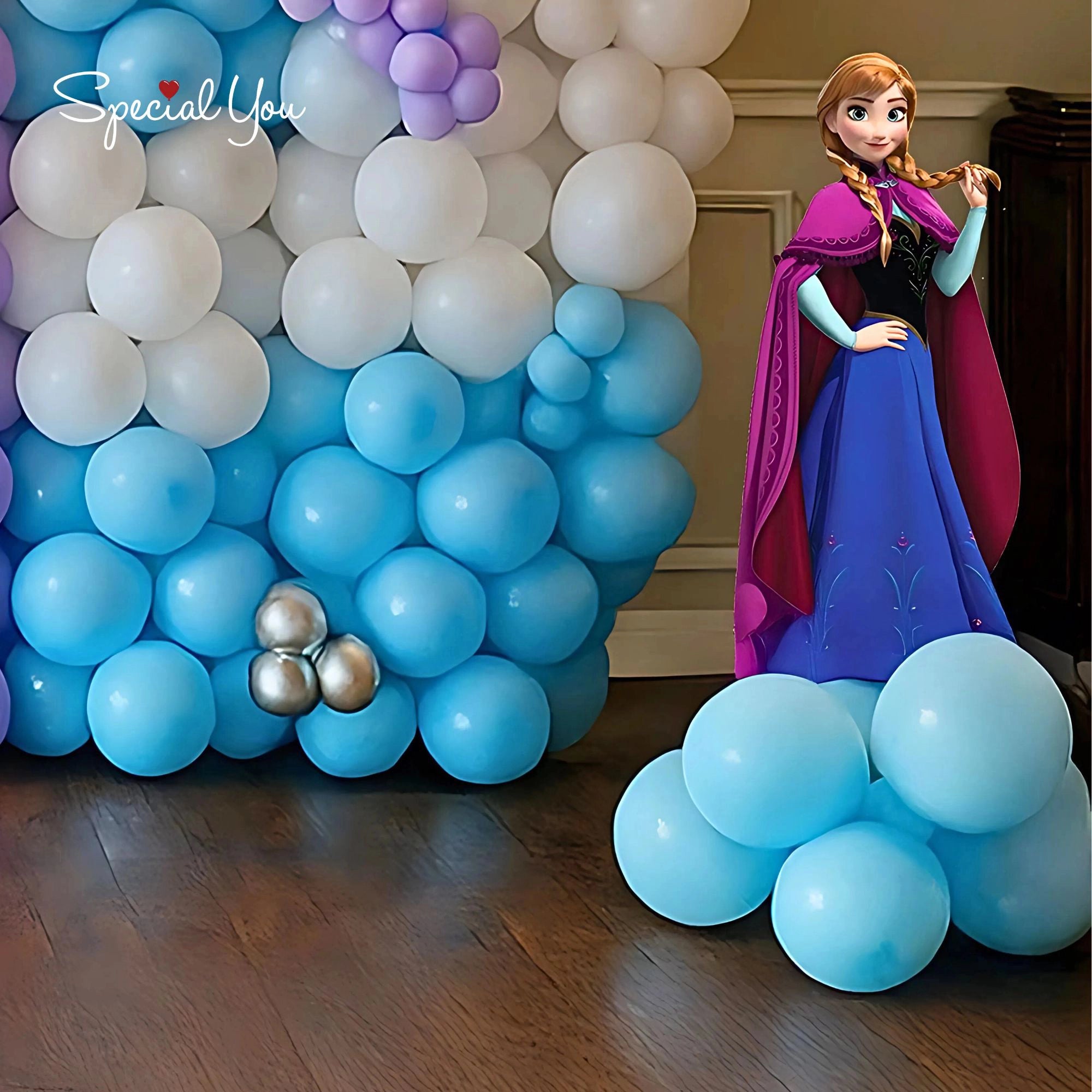 Frozen Fantasy Birthday Balloon Wall Decor