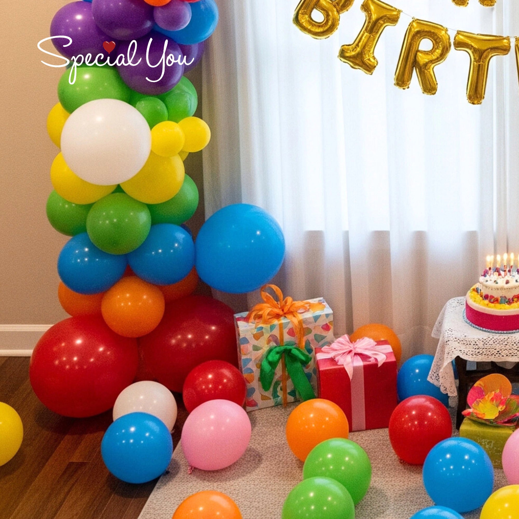 Rainbow Birthday Decor