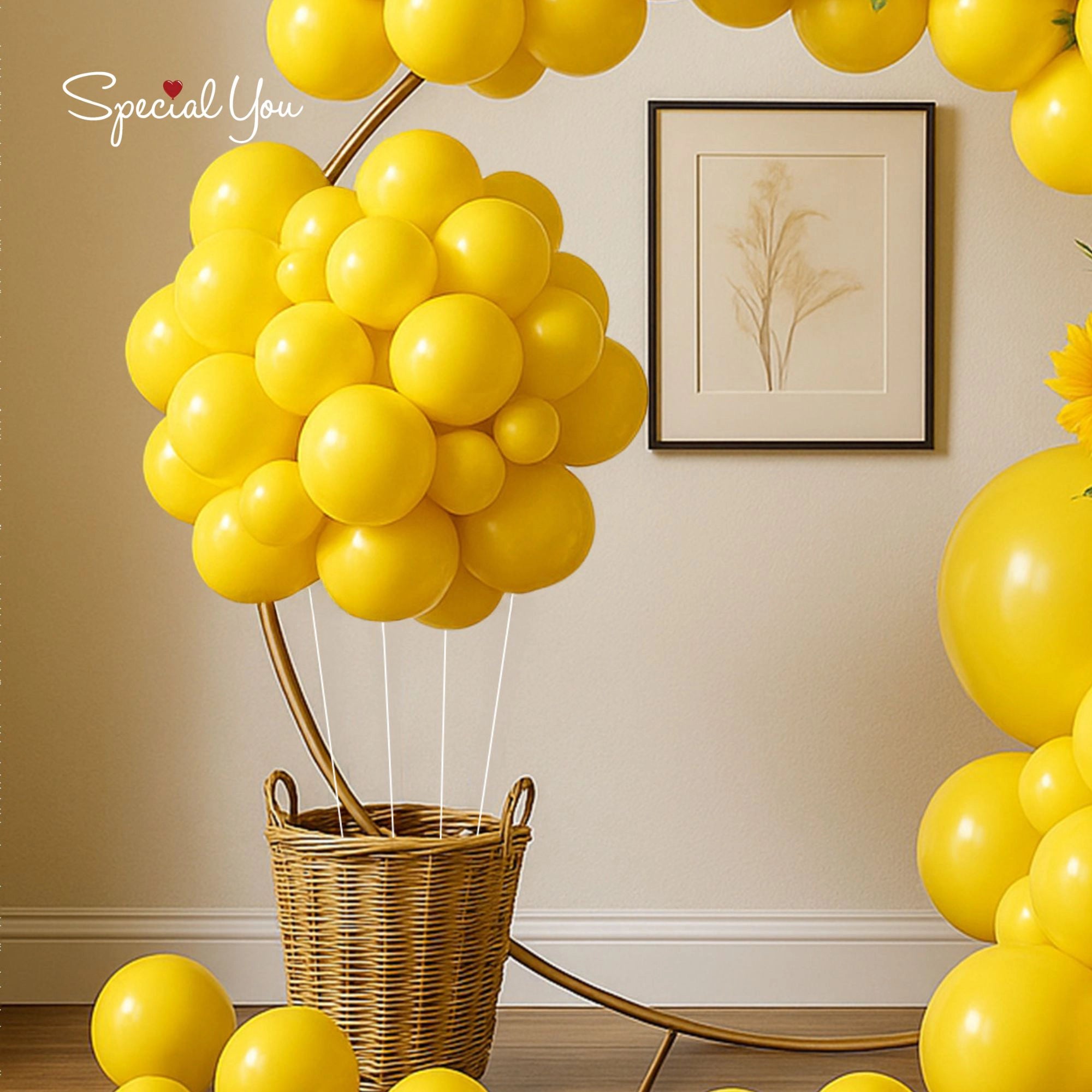 Sunflower Balloon Decor