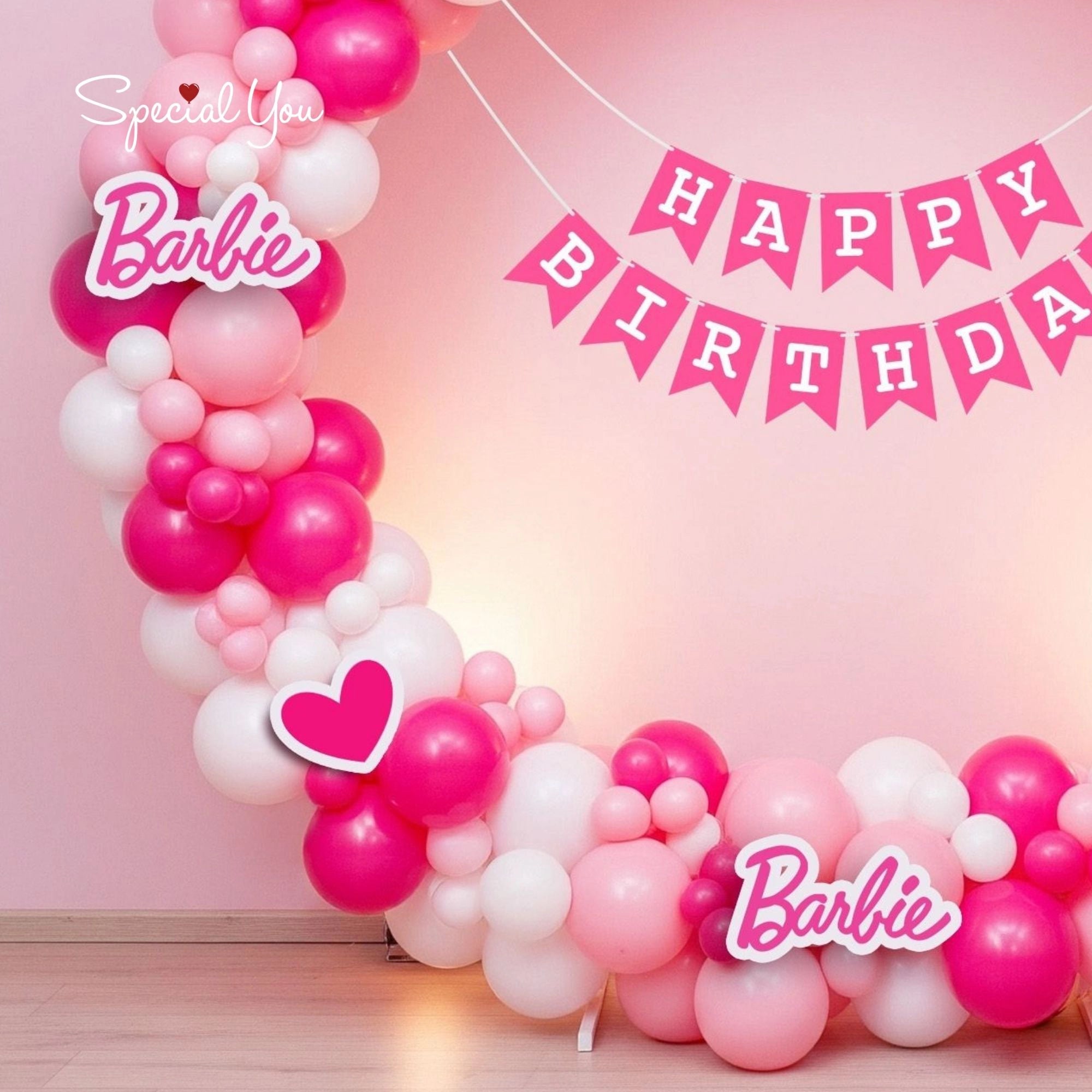 Barbie Bloom Ring Birthday decor