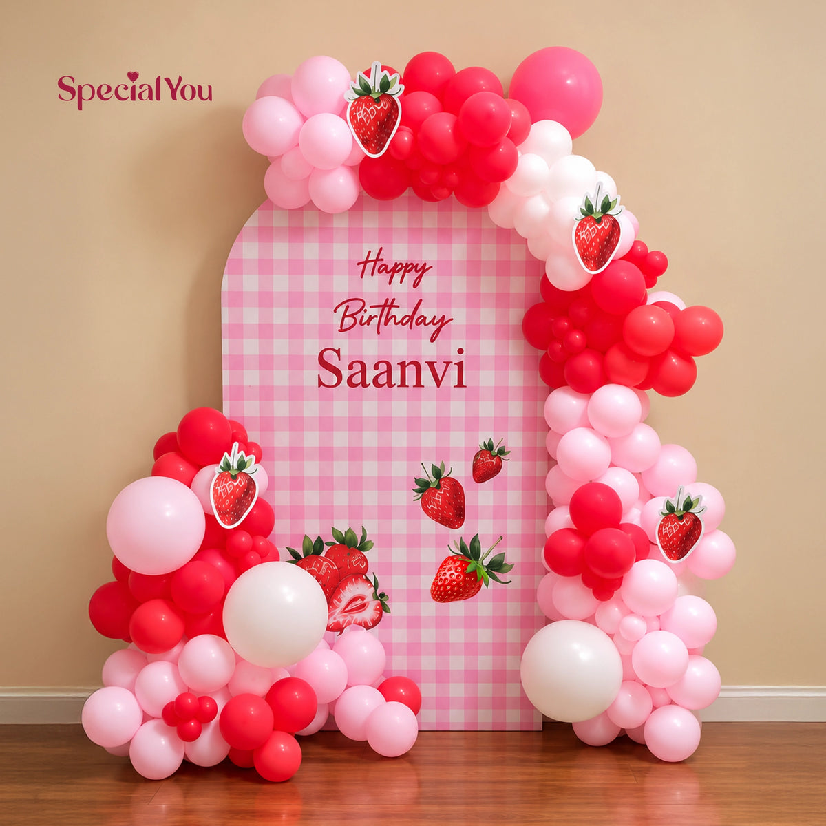 Berry Blossom Balloon Birthday Decoration