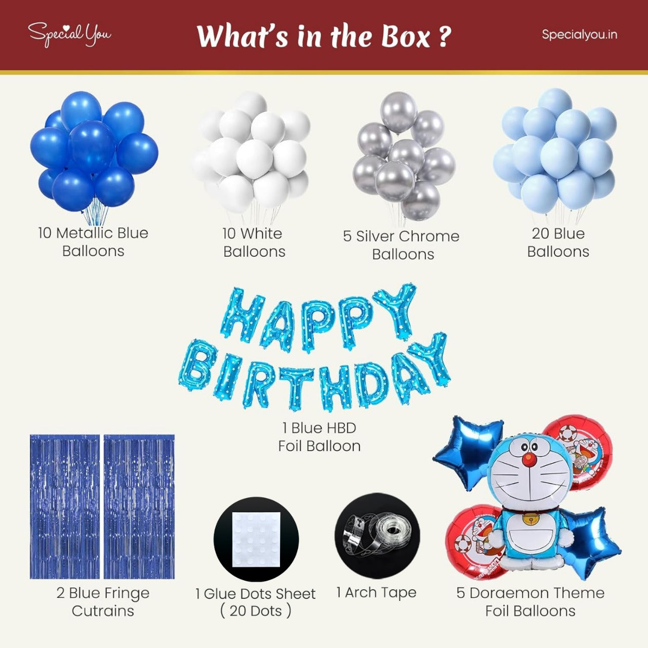 Tempting Doraemon DIY Birthday Kit - Special You