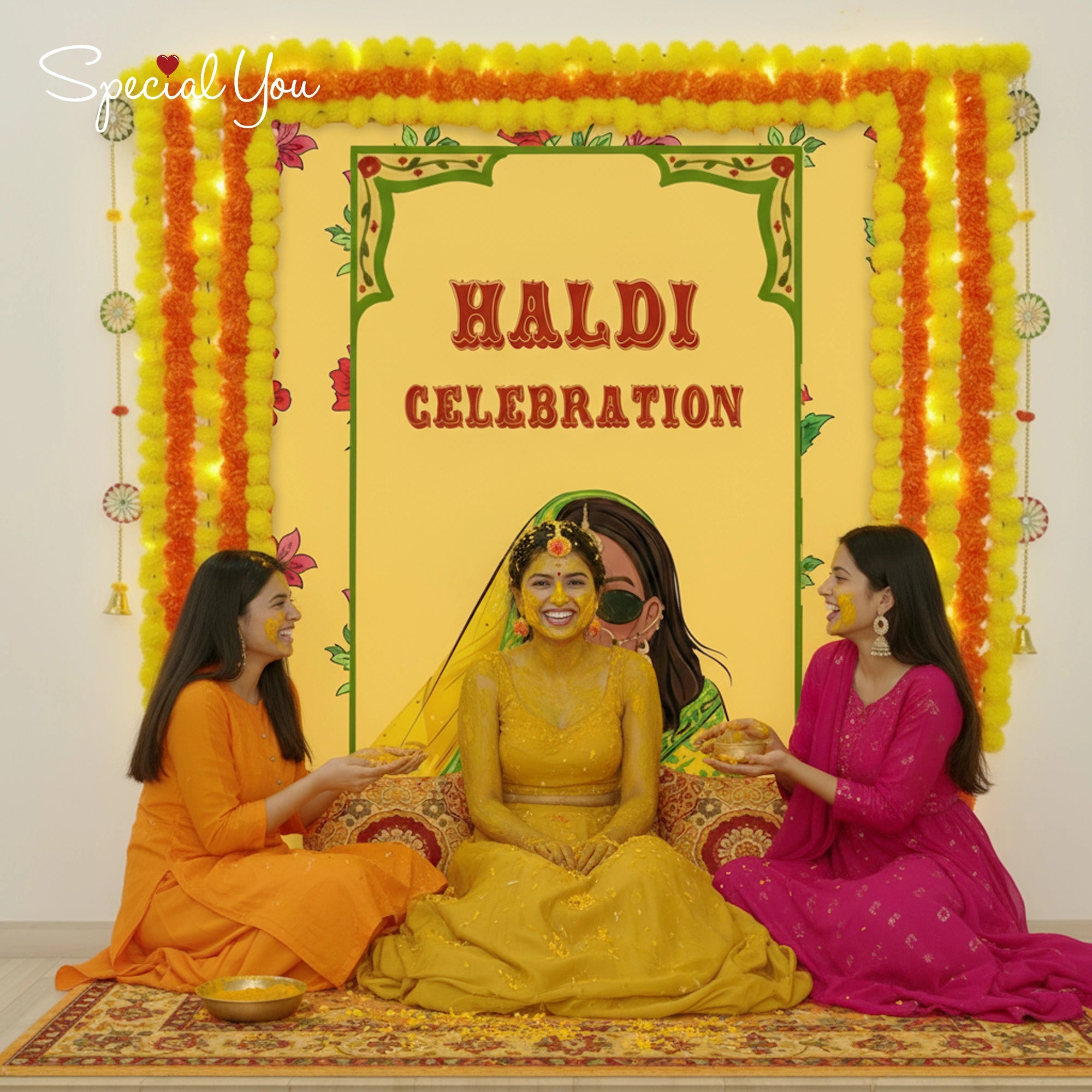 Haldi Ceremony Banner Decor
