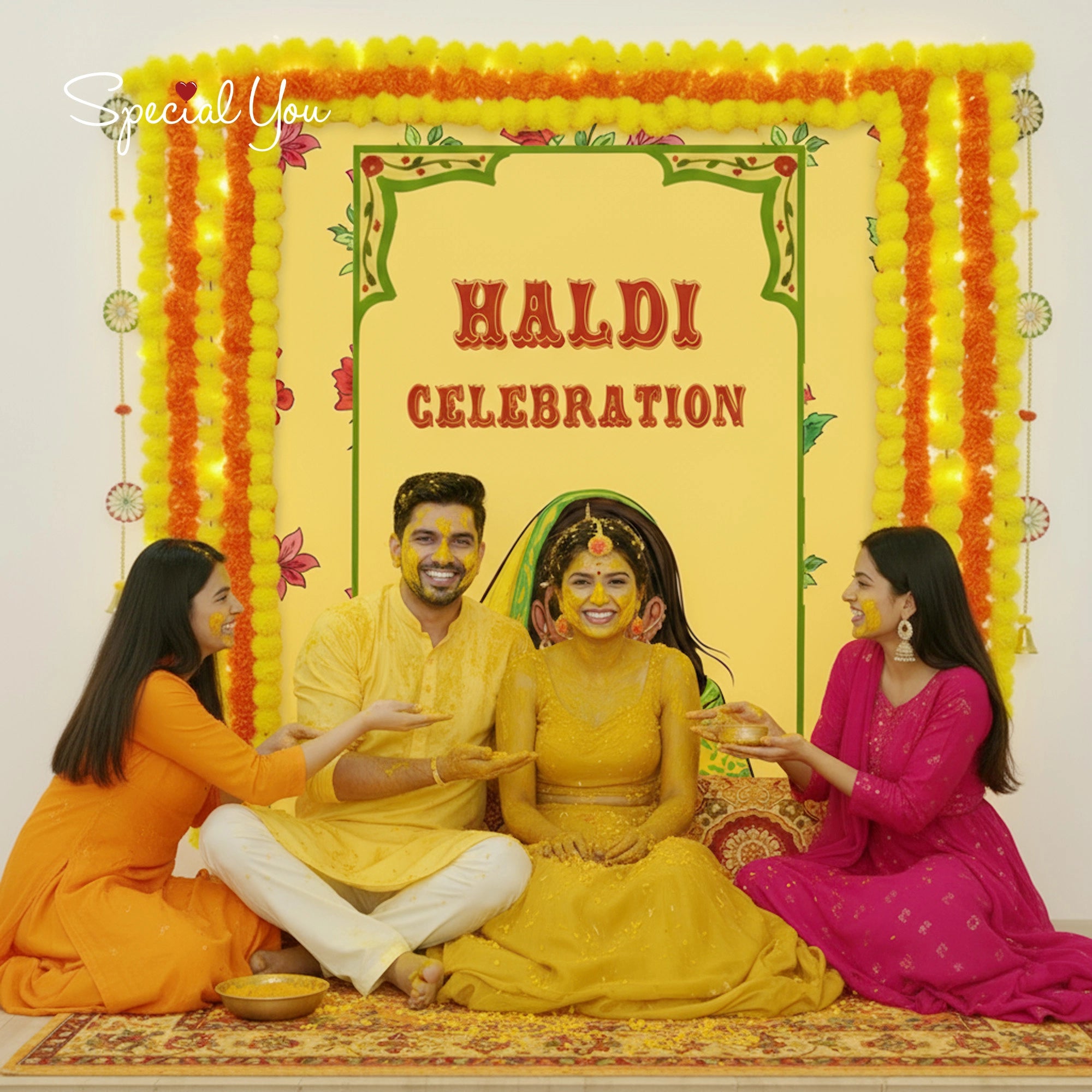 Haldi Ceremony Banner Decor