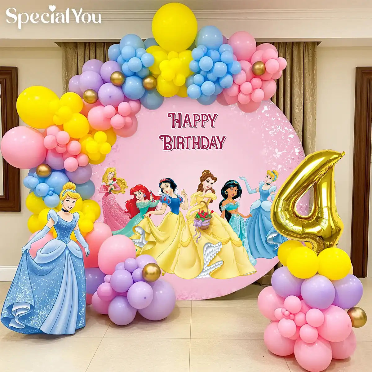 Princess Theme Ring Balloon Decor