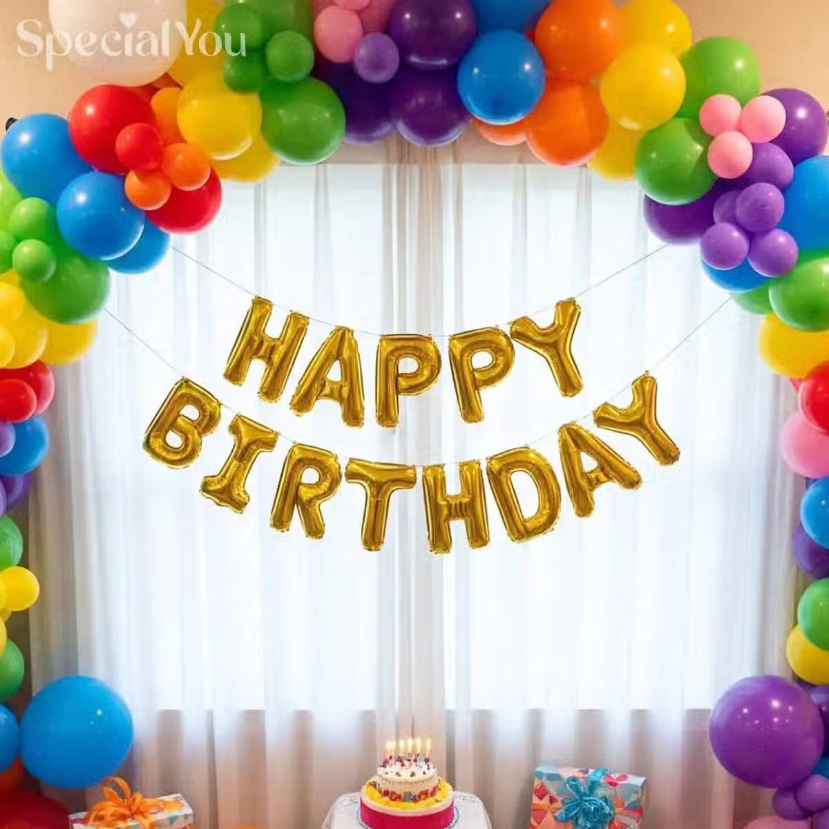 Rainbow Birthday Decor