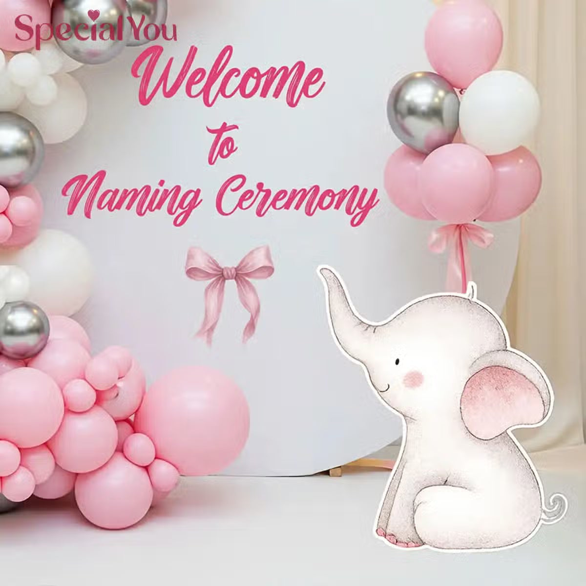 Blush Dreams Naming Ceremony Decor
