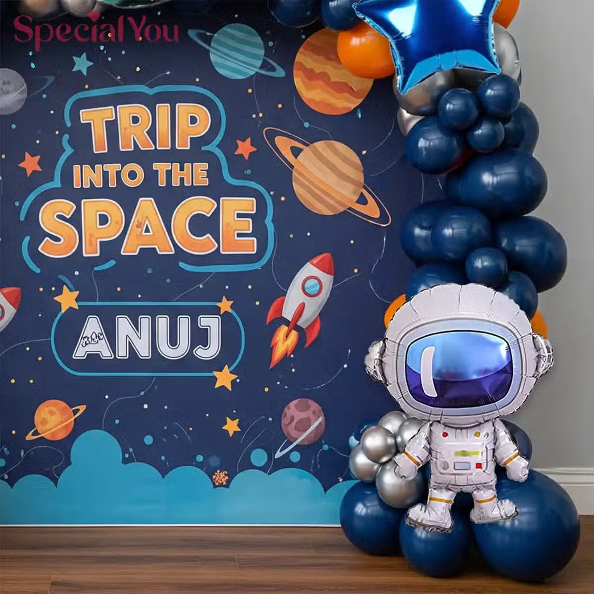 Astronaut & Rocket Space Birthday Decor
