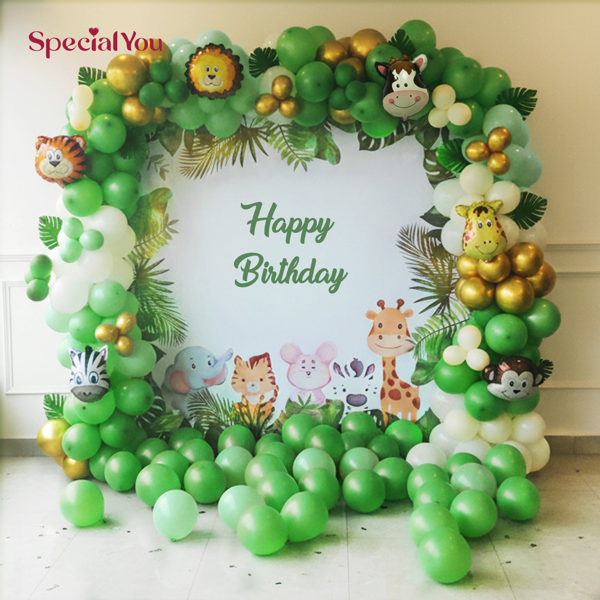 Wild Jungle Theme Birthday Party Decor