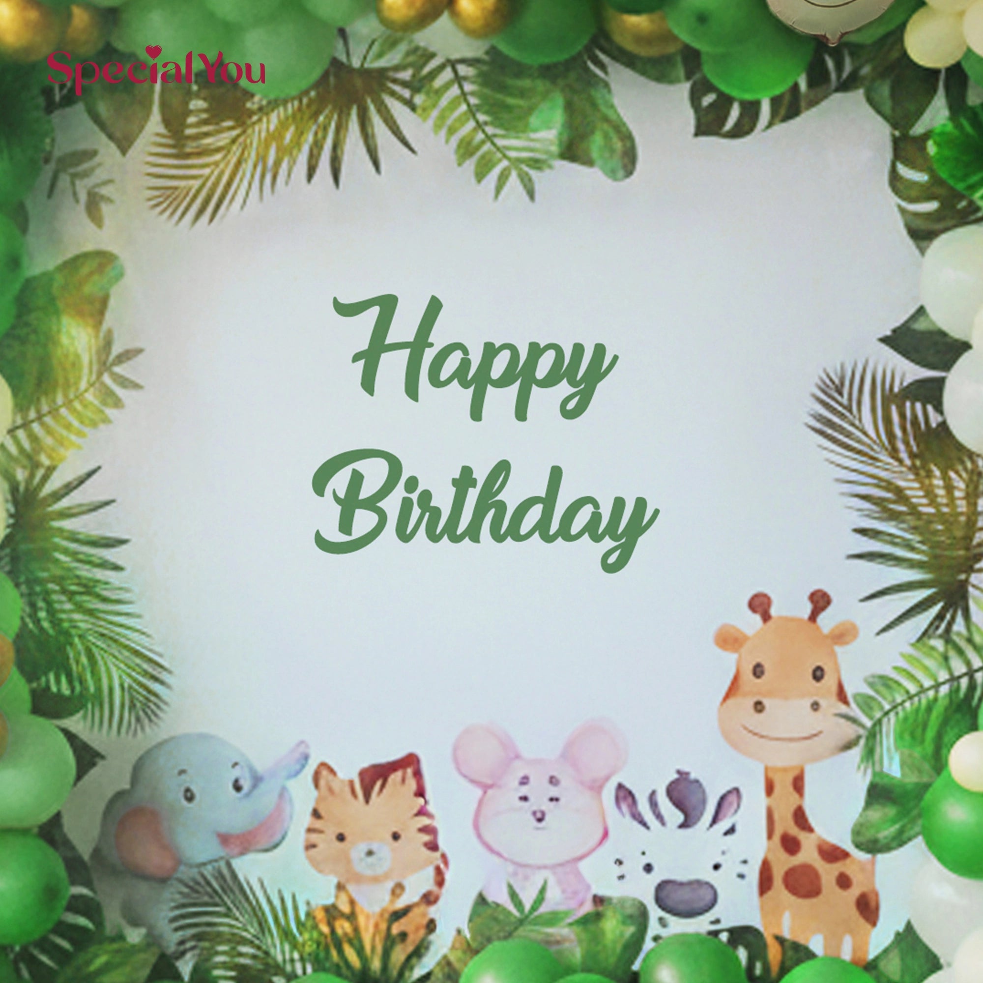 Wild Jungle Theme Birthday Party Decor