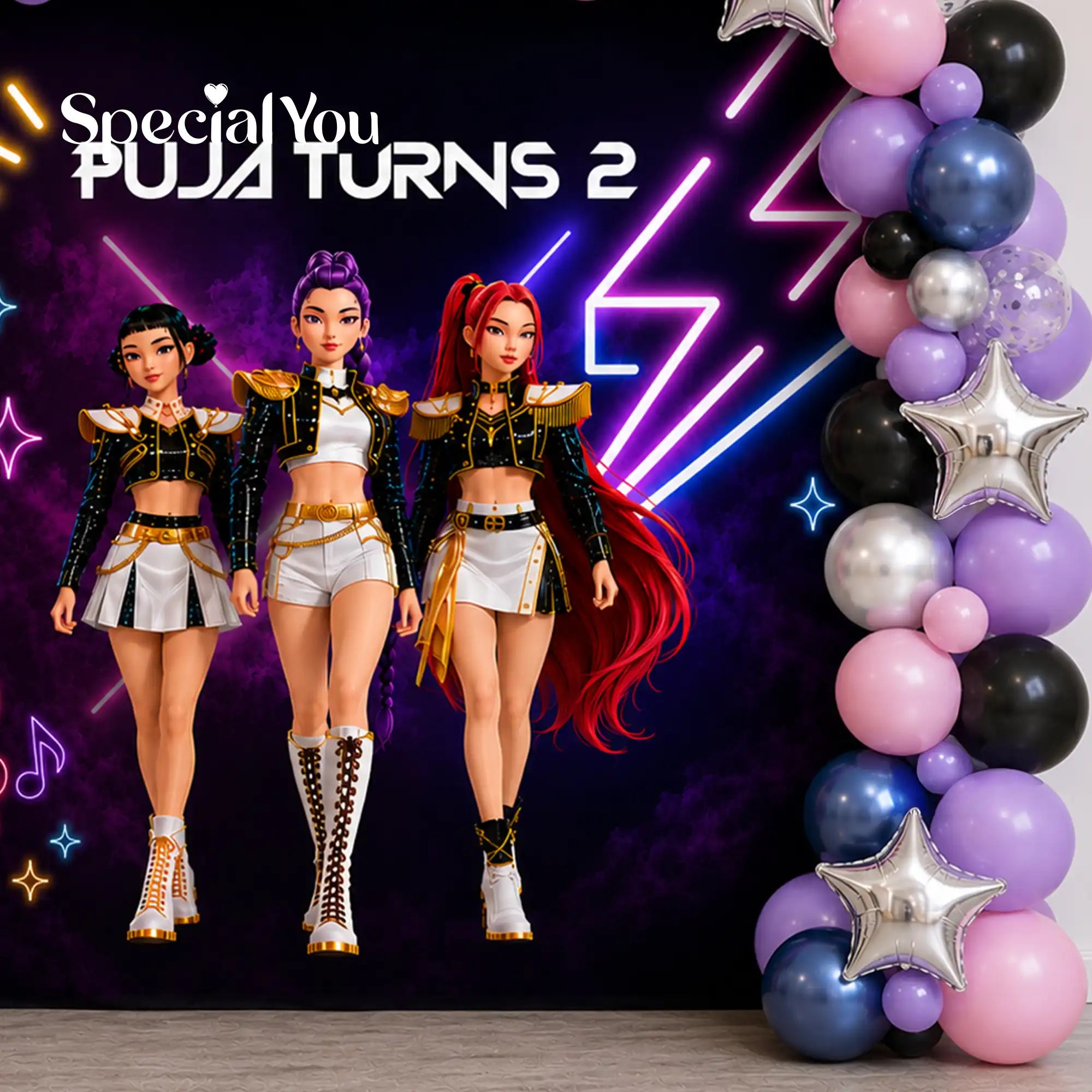 K-Pop Theme Birthday Decoration