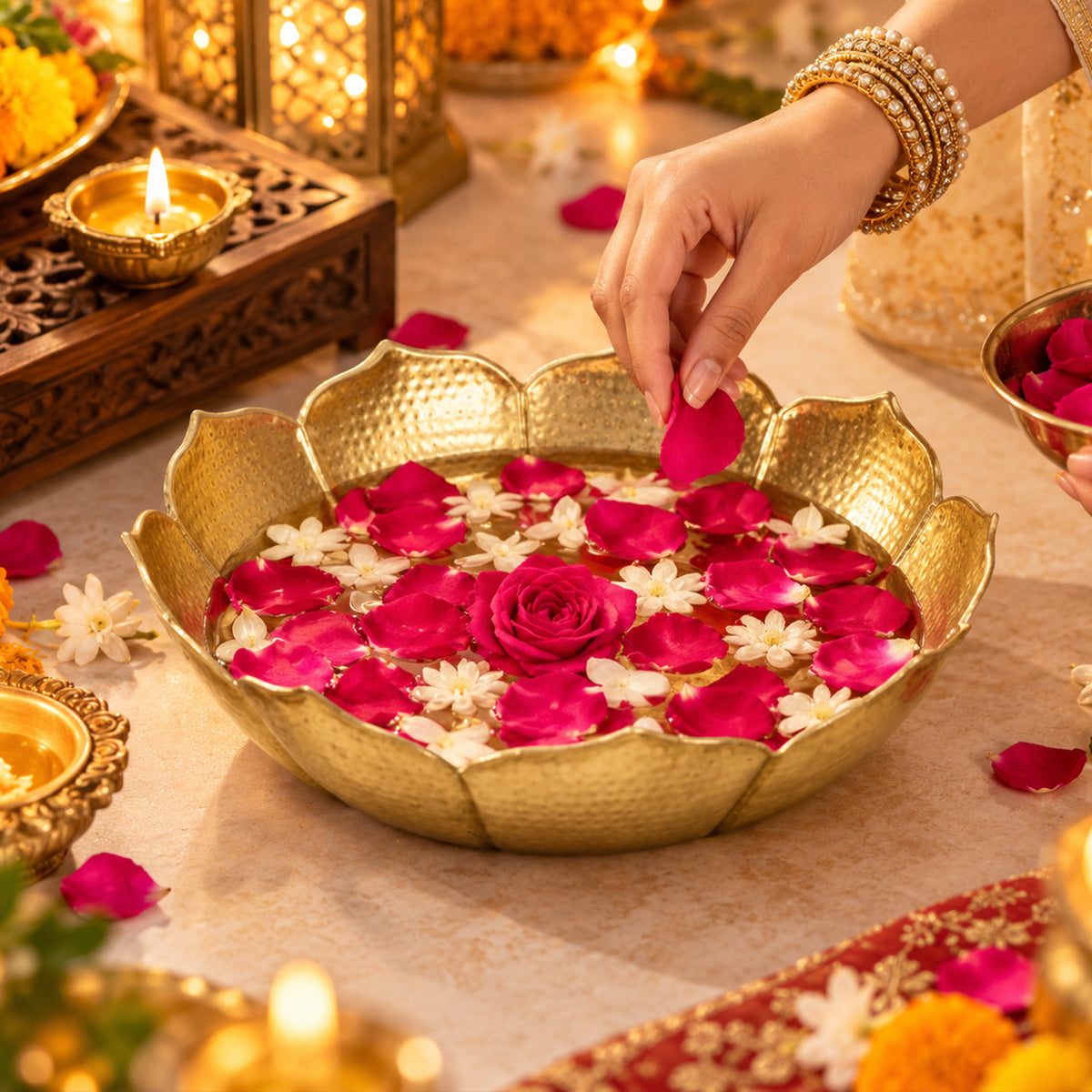Urli Bowl for Diwali Decoration for Home