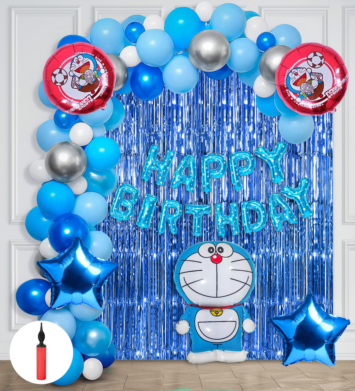Doraemon theme Birthday decoration-56pcs