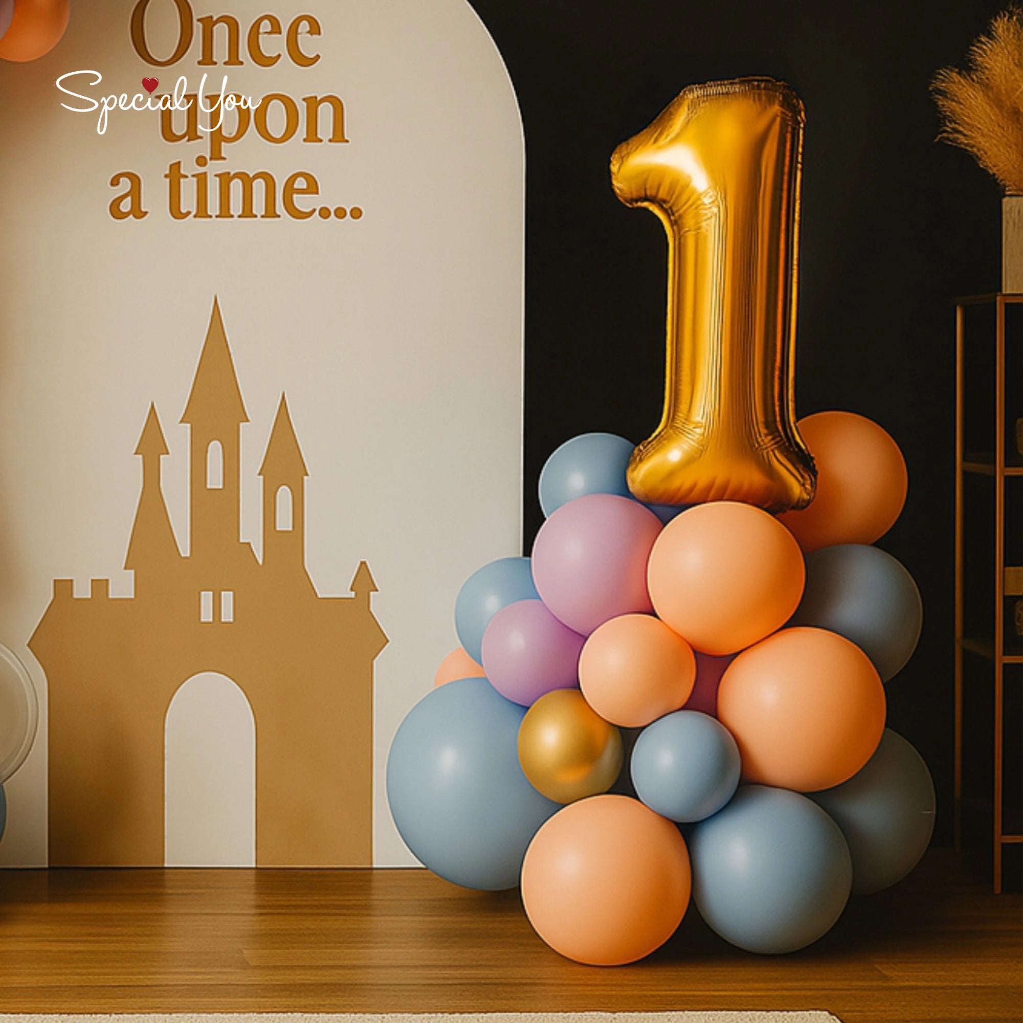 Once Upon a Birthday Balloon Decor