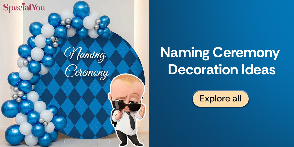 Naming Ceremony Decoration Ideas at Home
