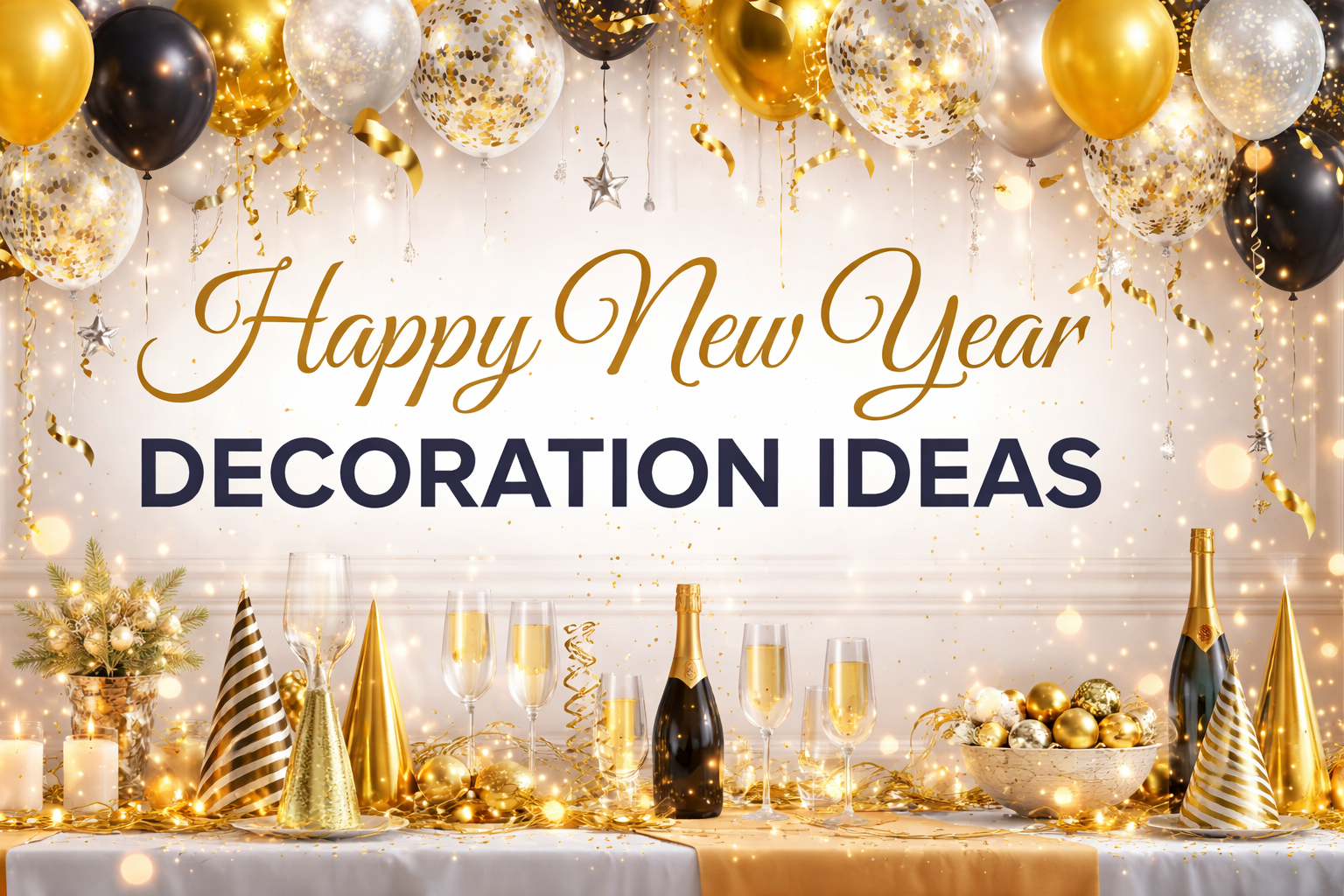 Easy & Beautiful Happy New Year Decoration Ideas