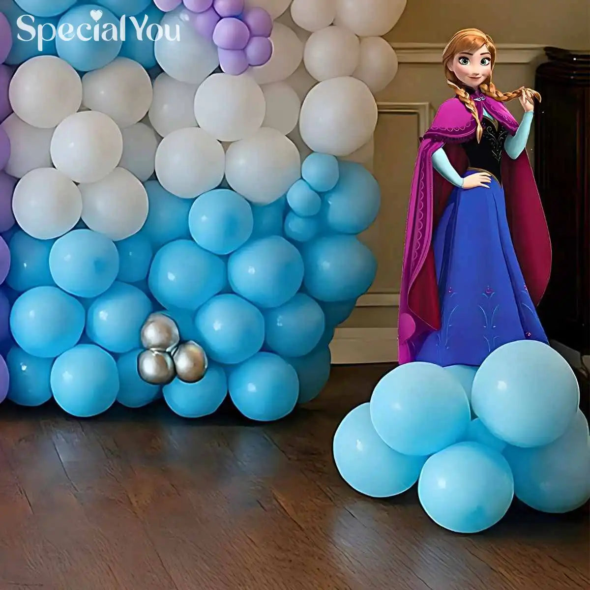 Frozen Fantasy Birthday Balloon Wall Decor
