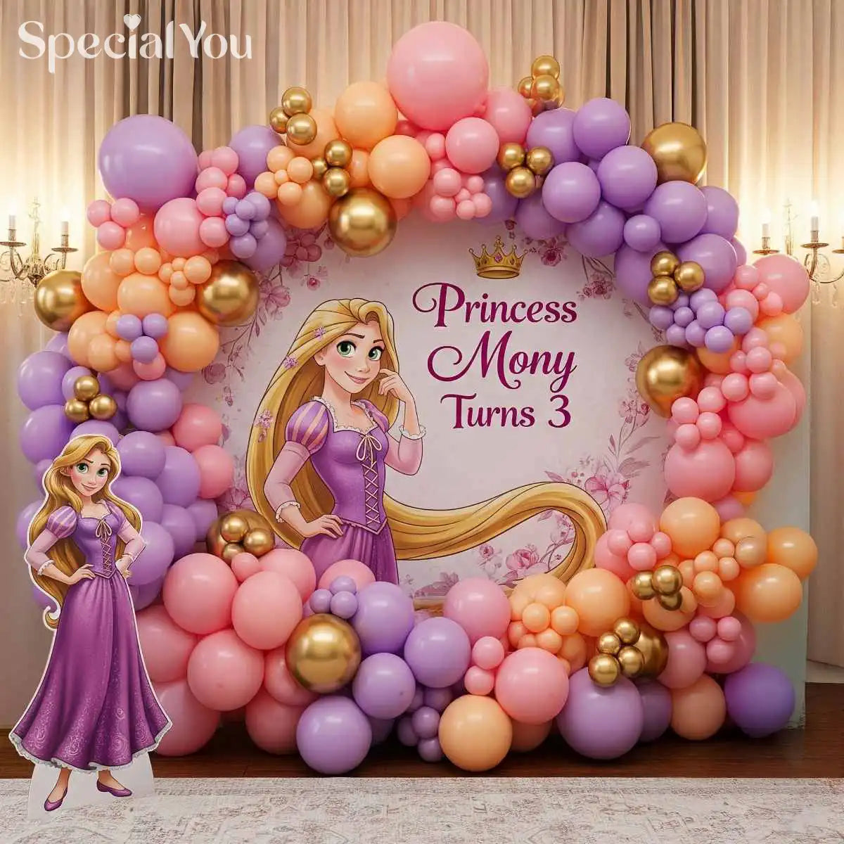 Royal Rapunzel  Ring Decor