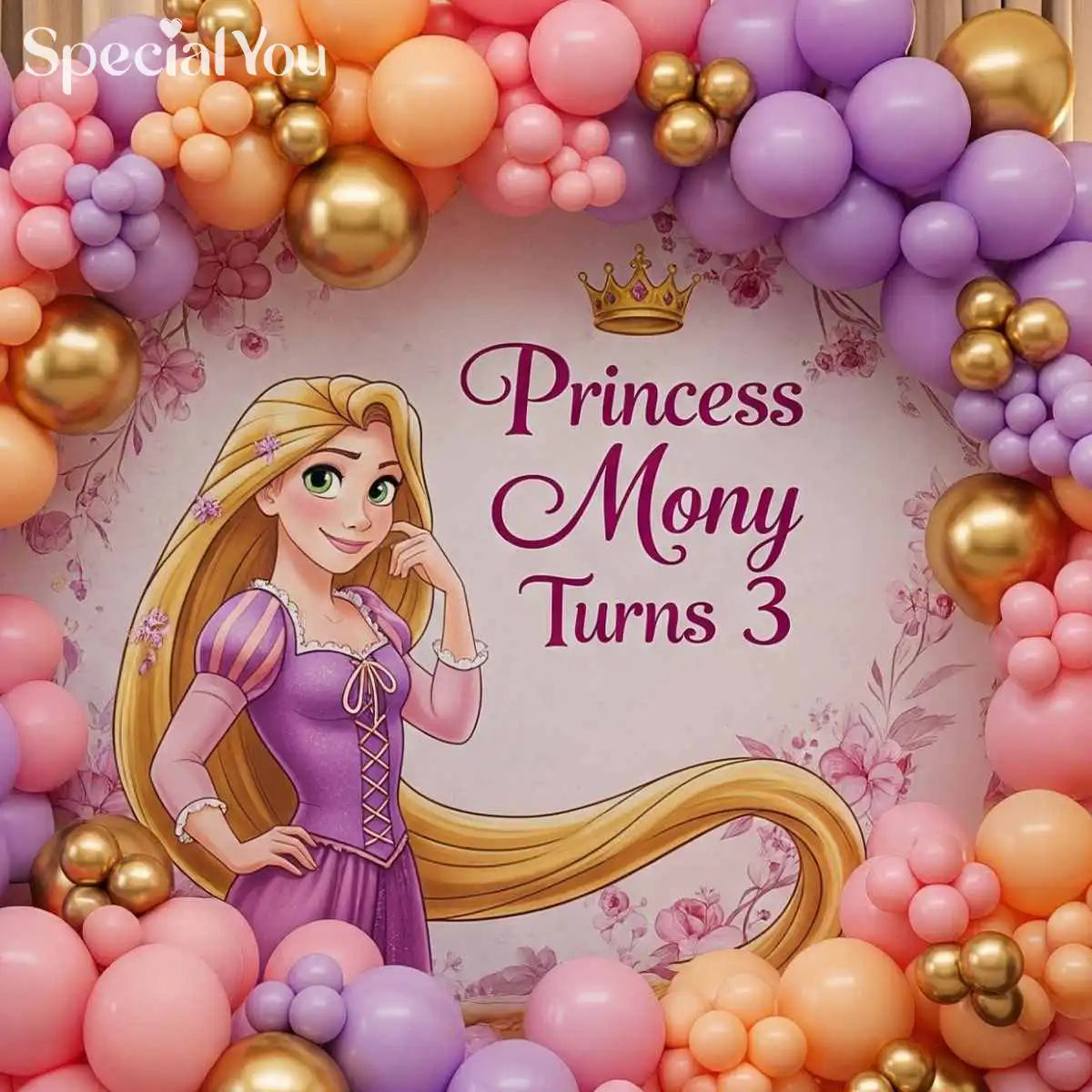 Royal Rapunzel  Ring Decor