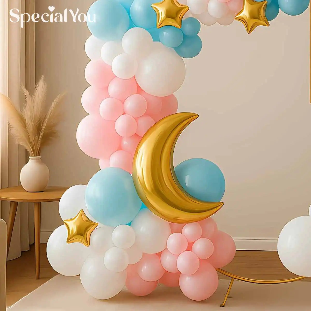 Moon & Stars Baby Shower Ring Decor