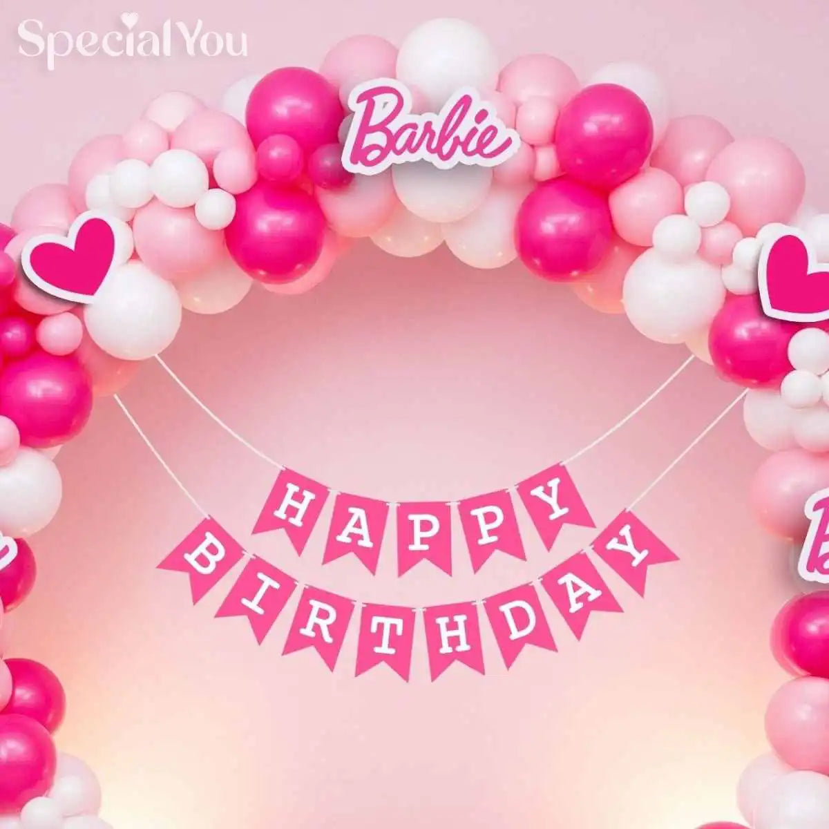 Barbie Bloom Ring Birthday decor