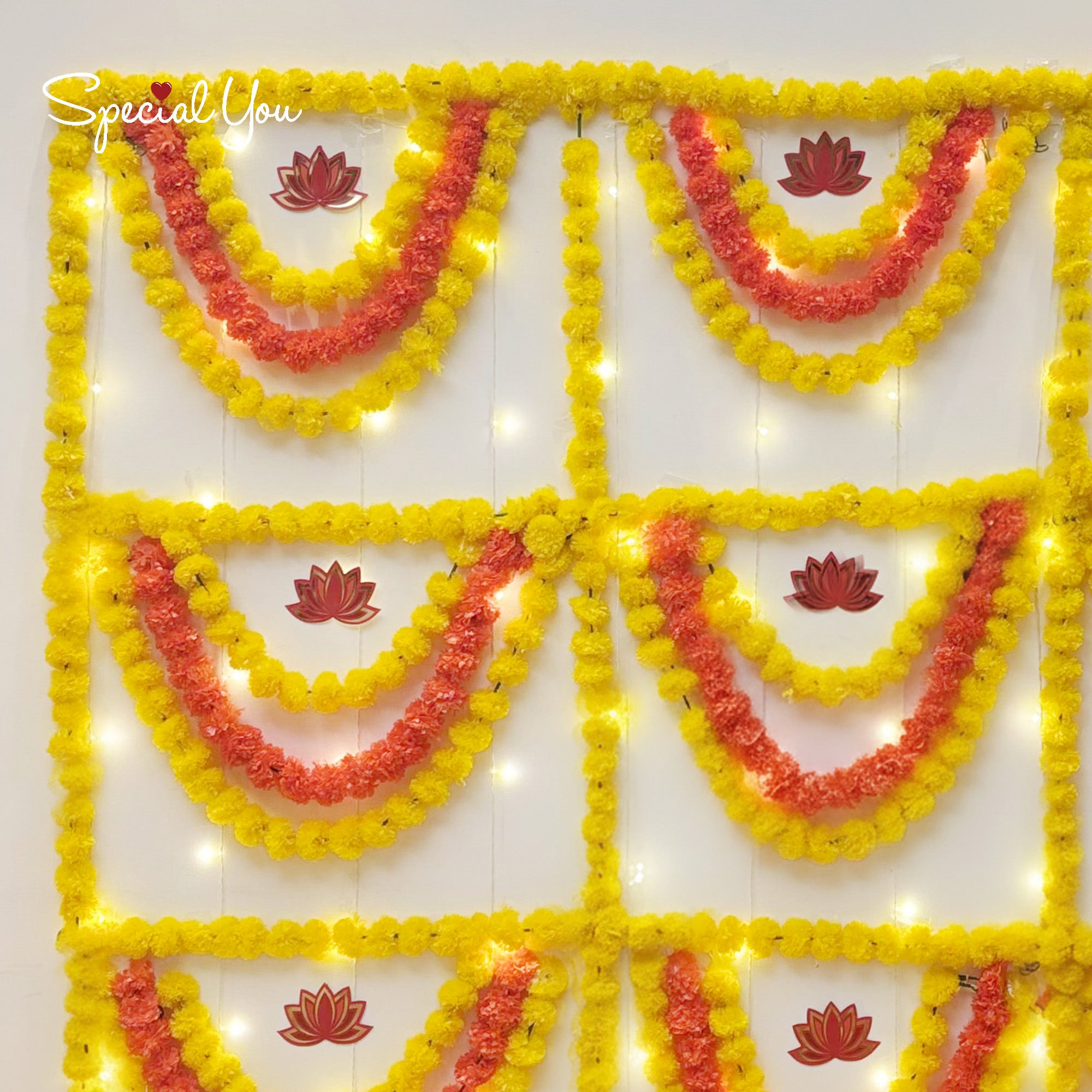 Marigold Lotus Wall decoration