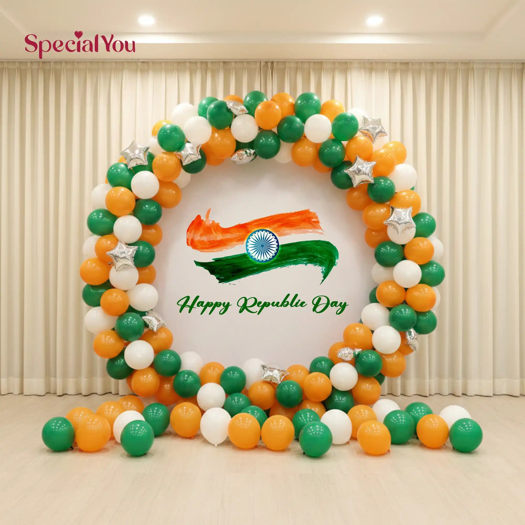Happy Republic day Ring decor