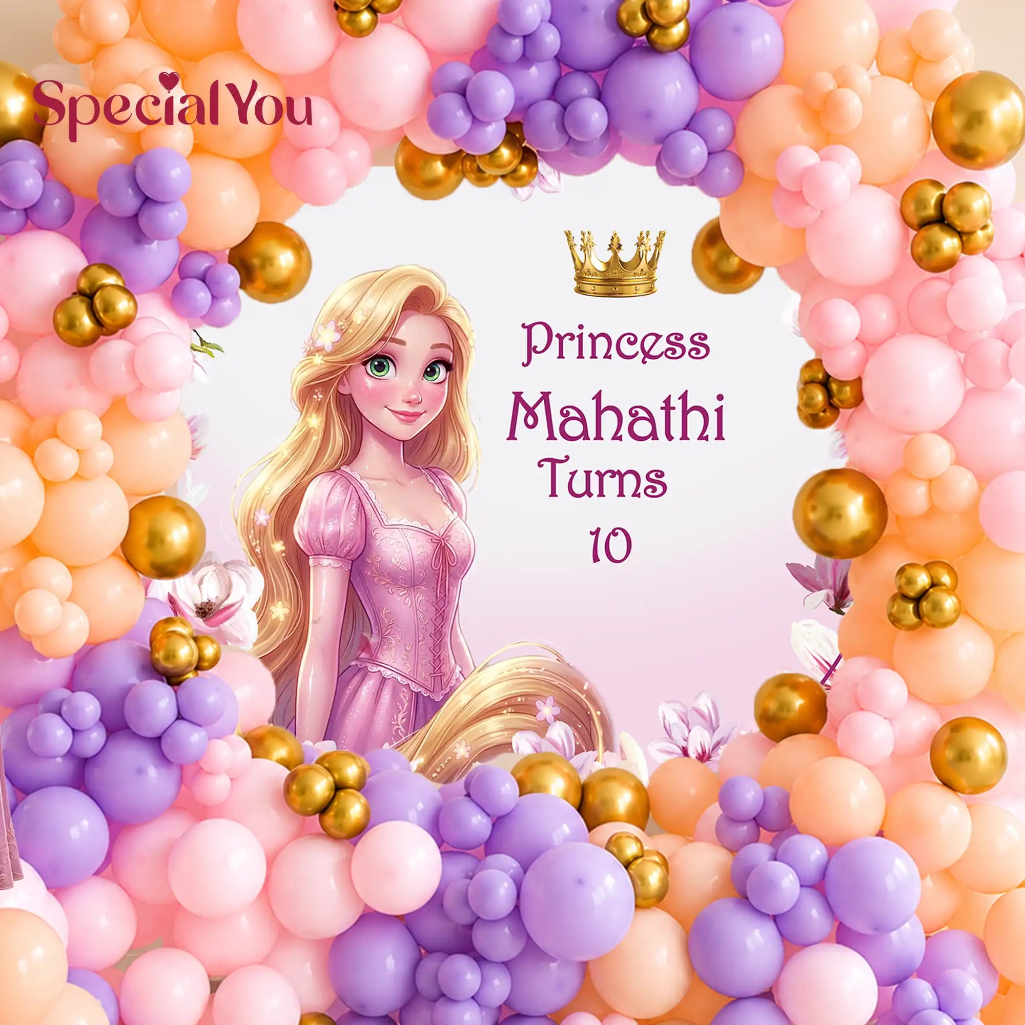 Royal Rapunzel  Ring Decor