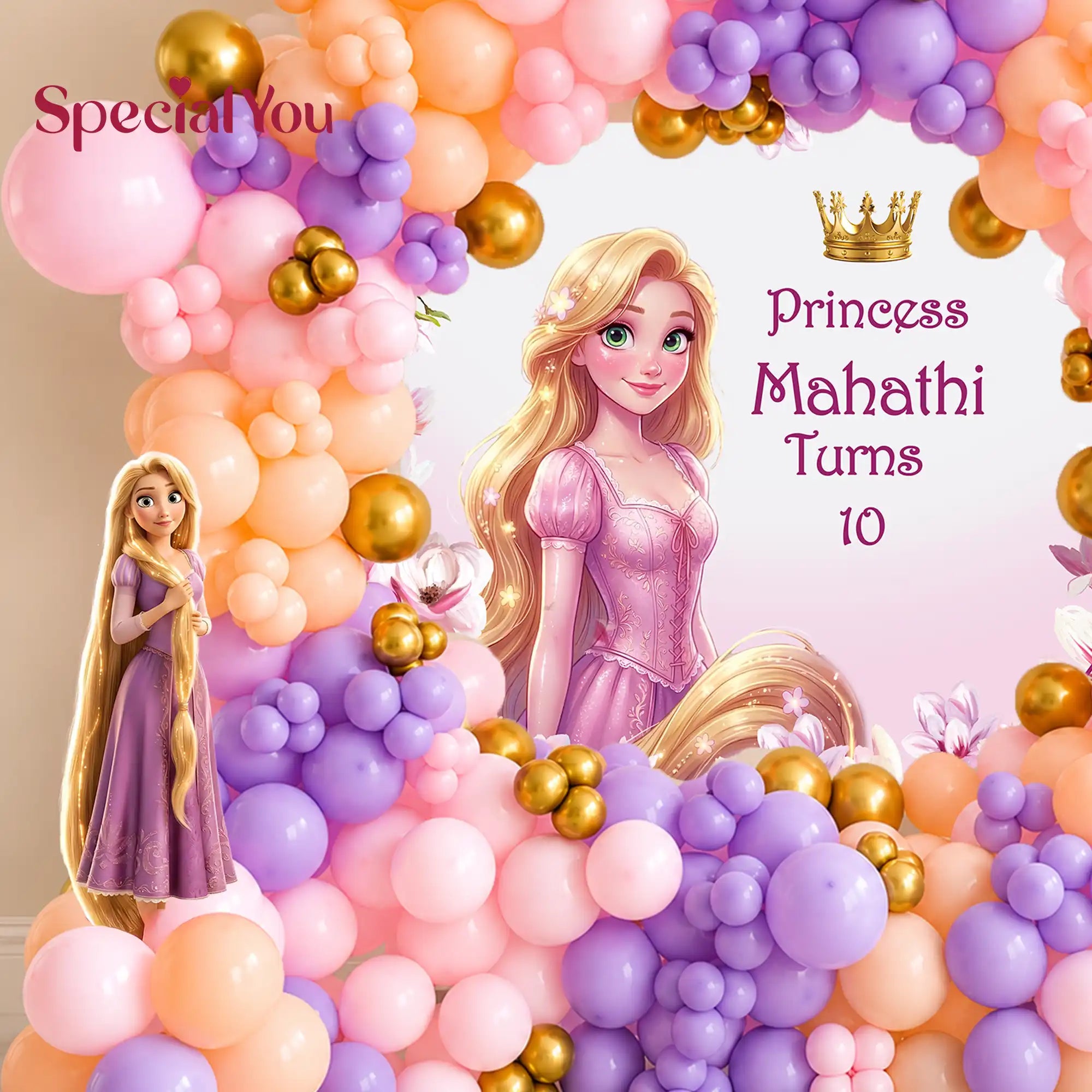 Royal Rapunzel  Ring Decor