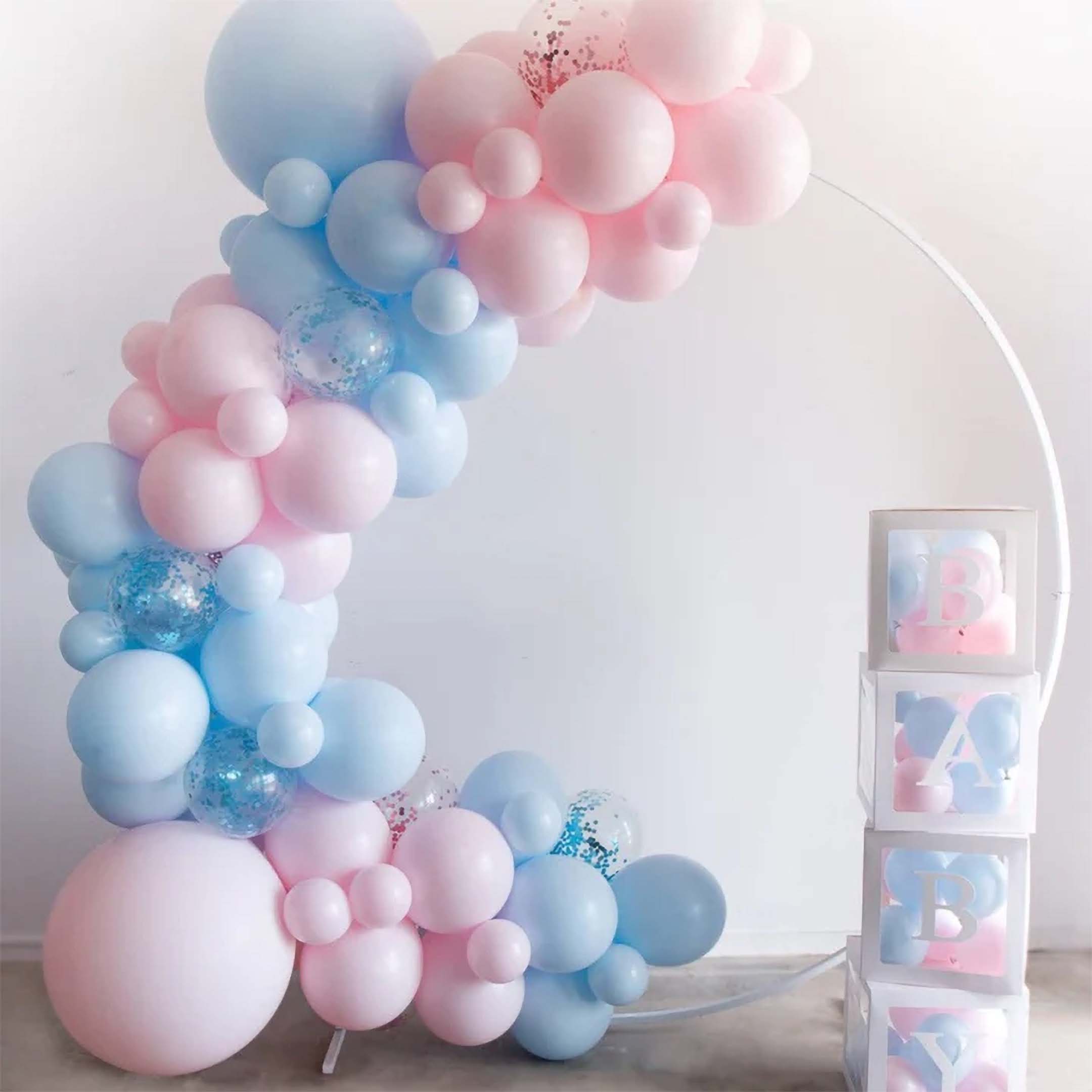 Pastel Pink & Blue Balloons for Decoration