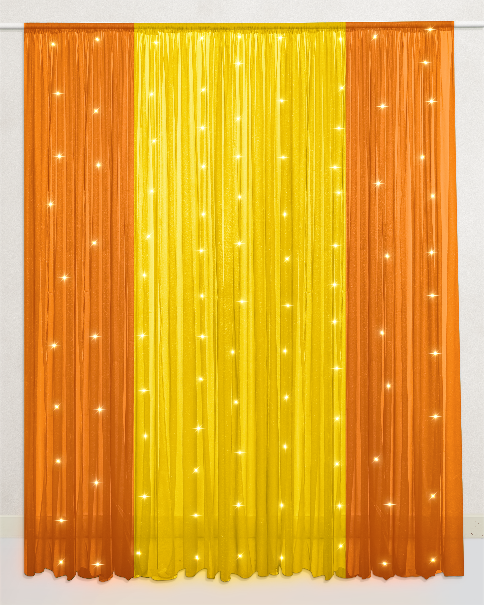 multicolor curtain