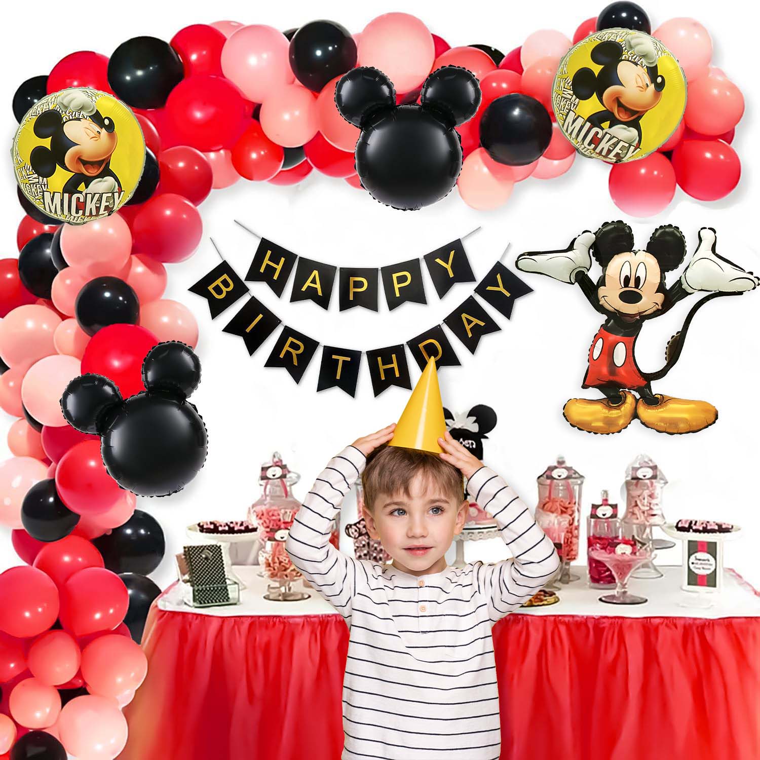 Mickey mouse theme birthday decor