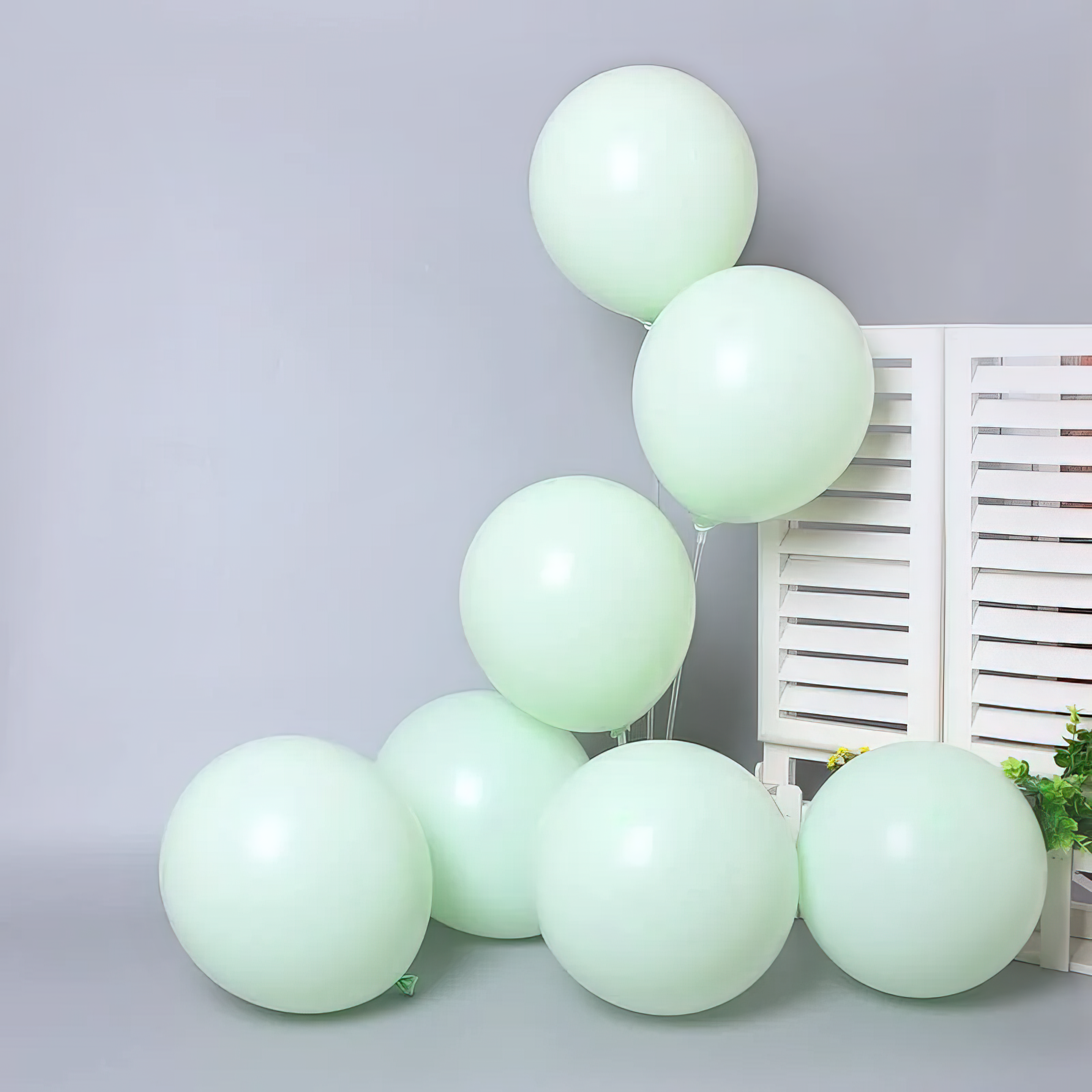Pastel Green Balloons decoration for boys & girls-50 pcs