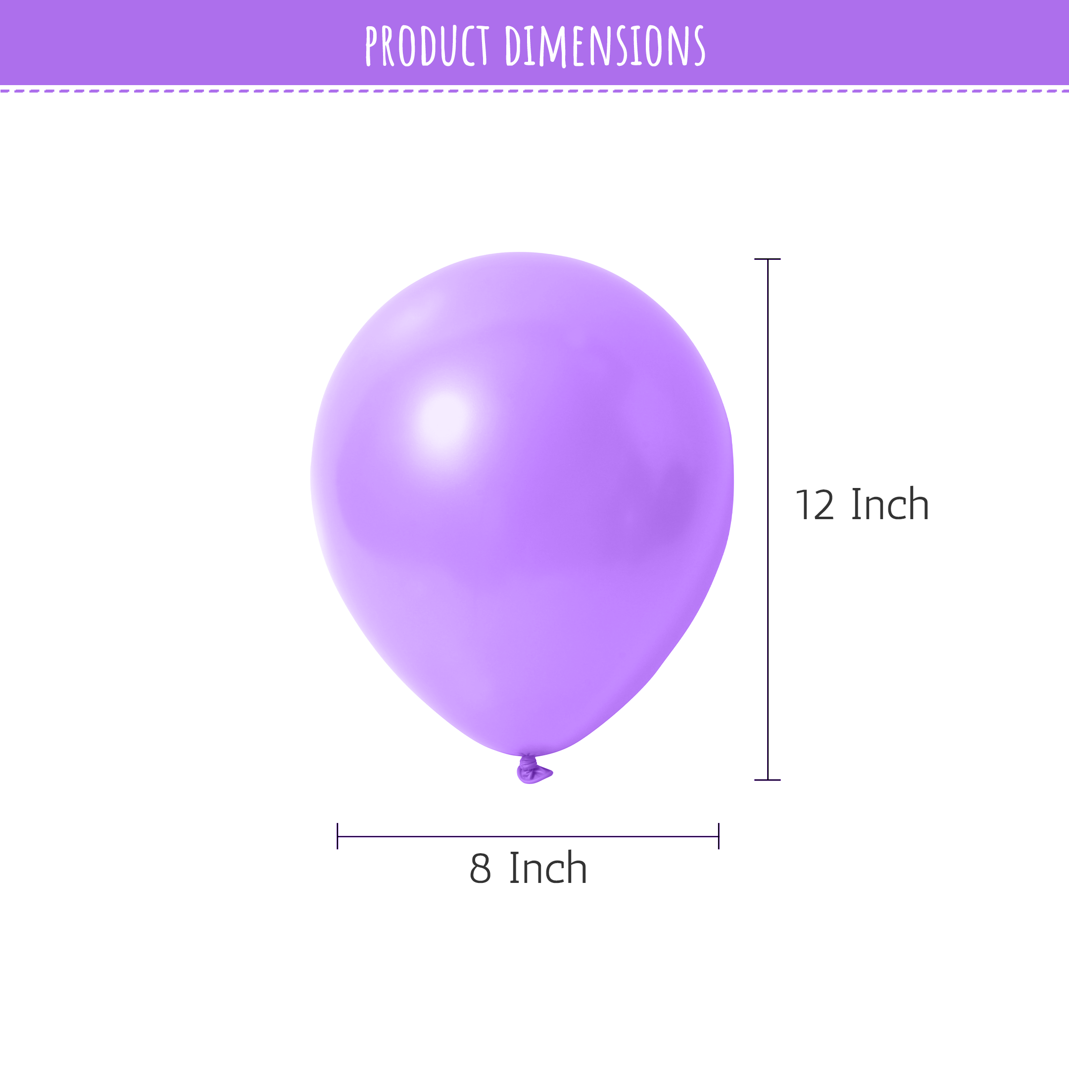 Vibrant purple birthday balloons for decoration