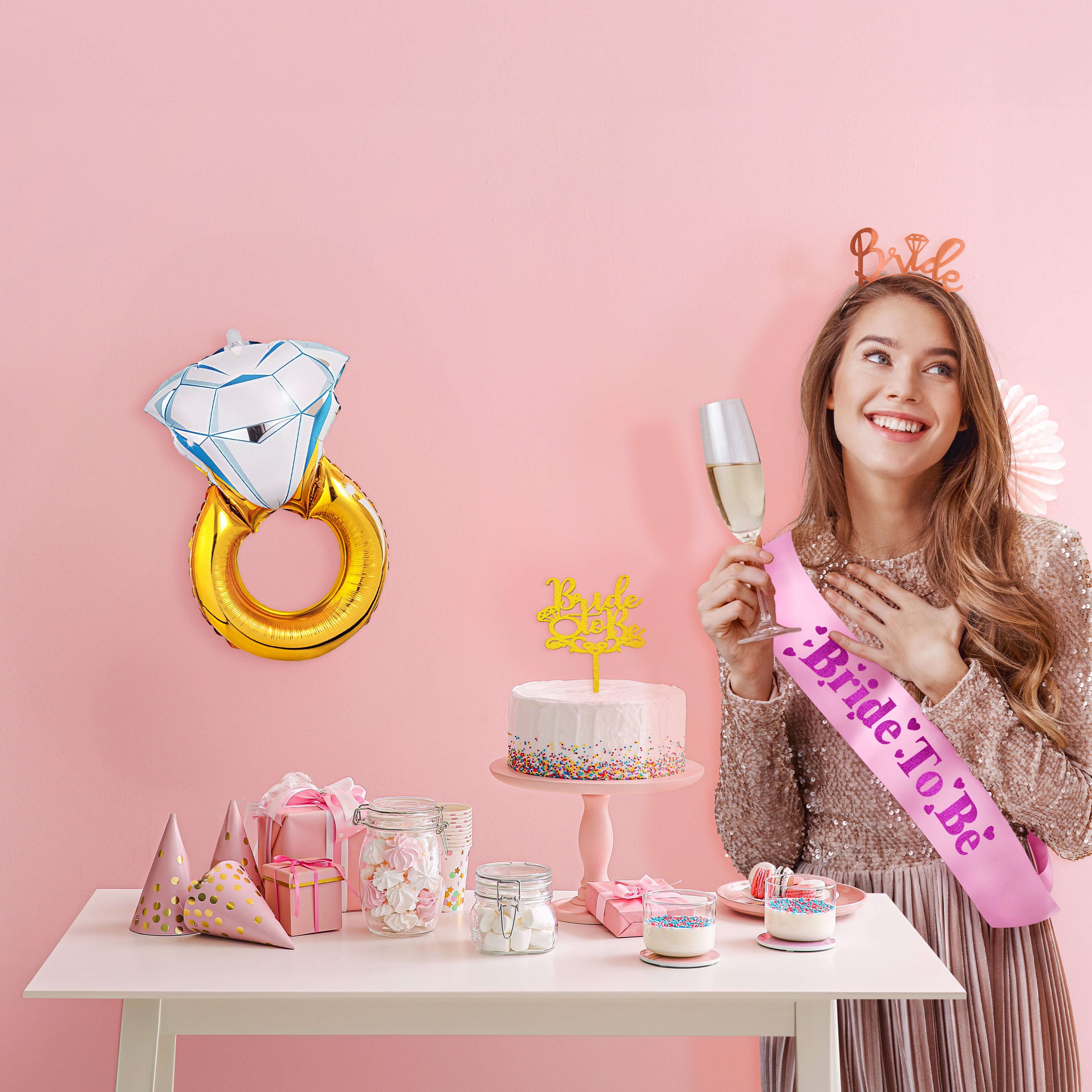 Bride to be party props