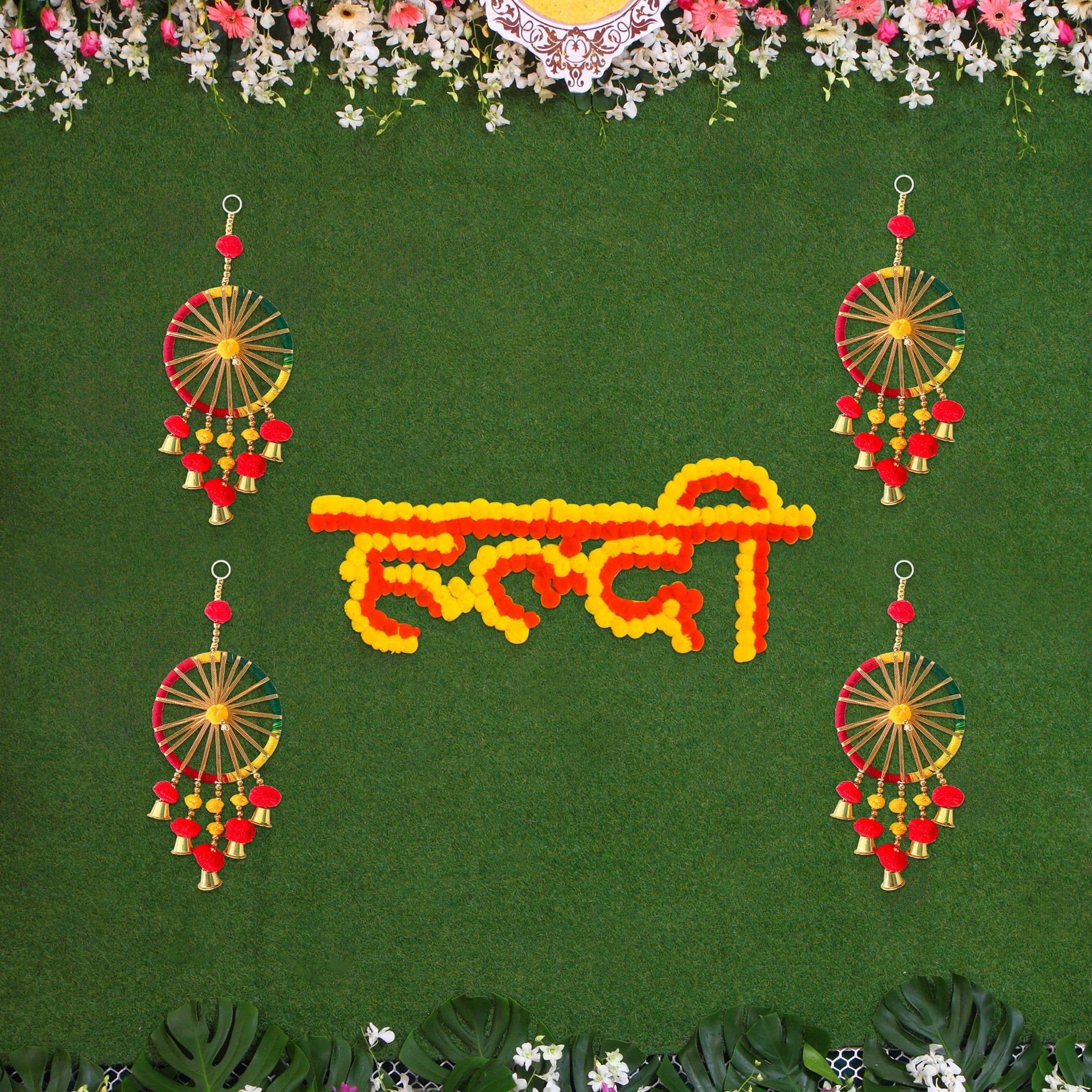 Decorate Your Haldi with Latkans & Banner