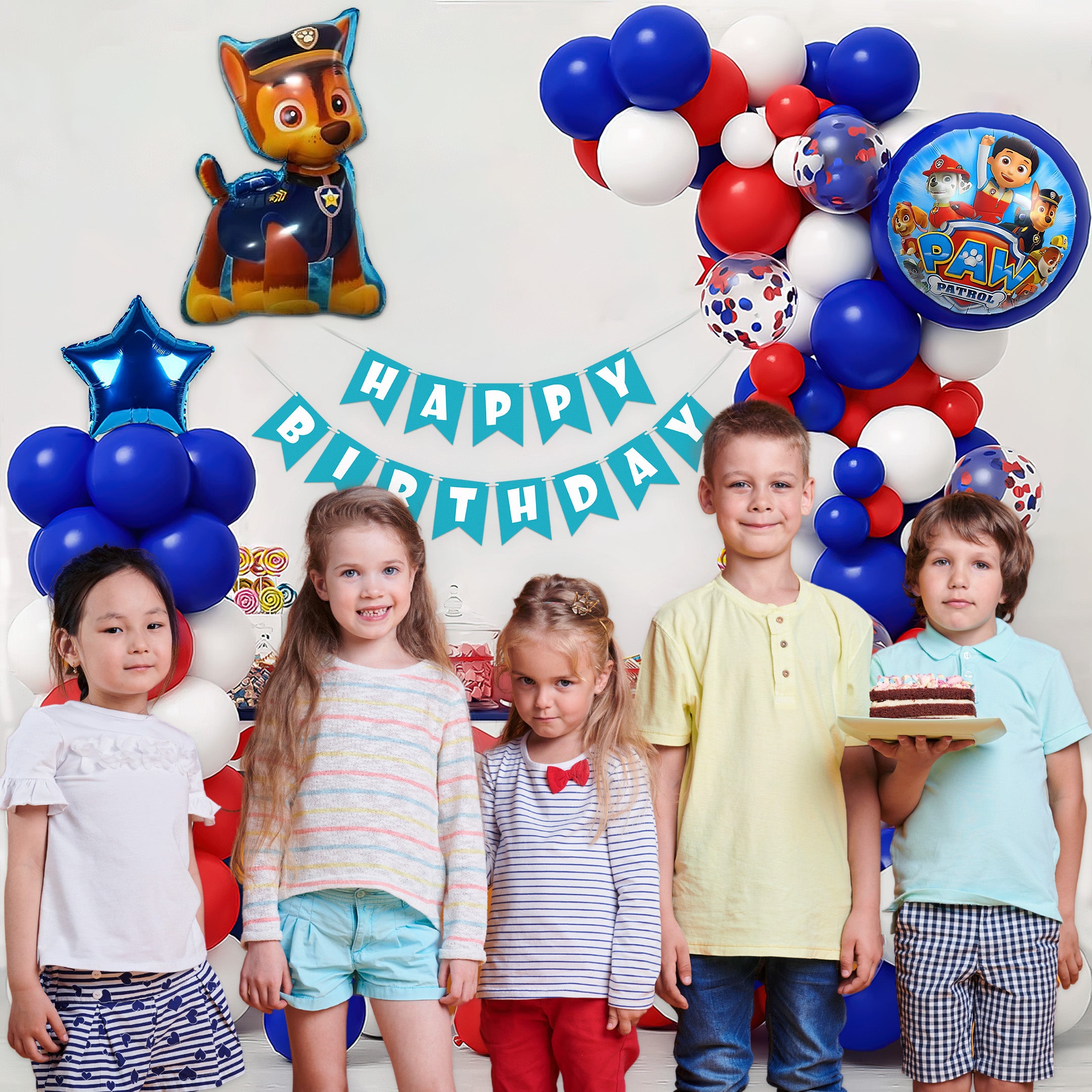 Paw patrol theme B'day Party