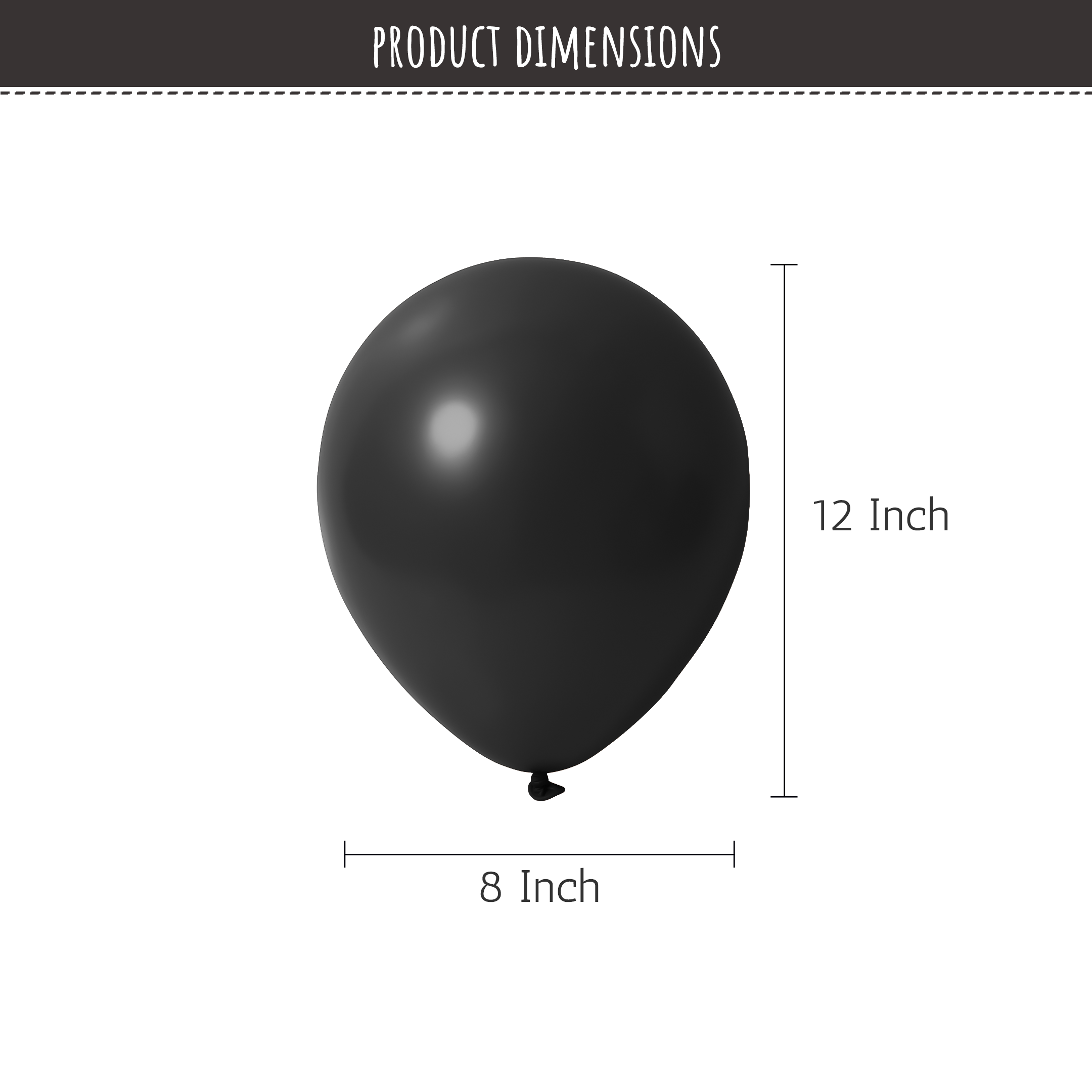 Black party balloons for theme party & Halloween