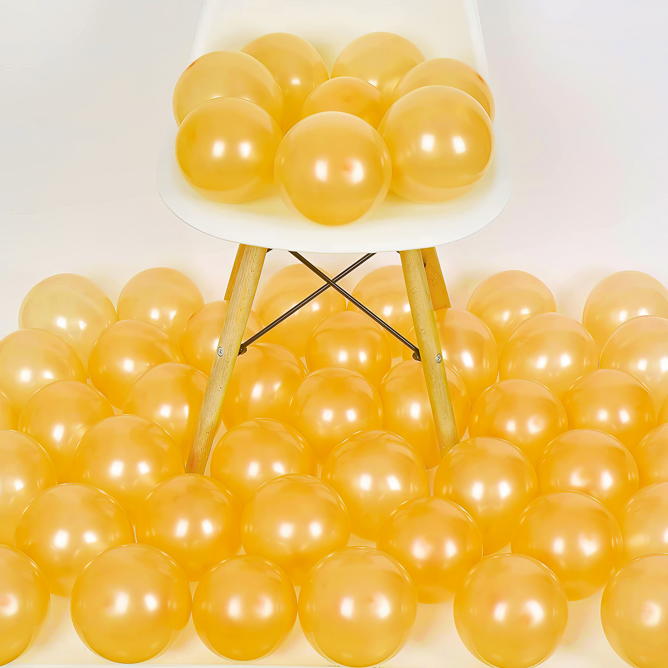 Gold Metallic balloons for party decoration-100 pcs