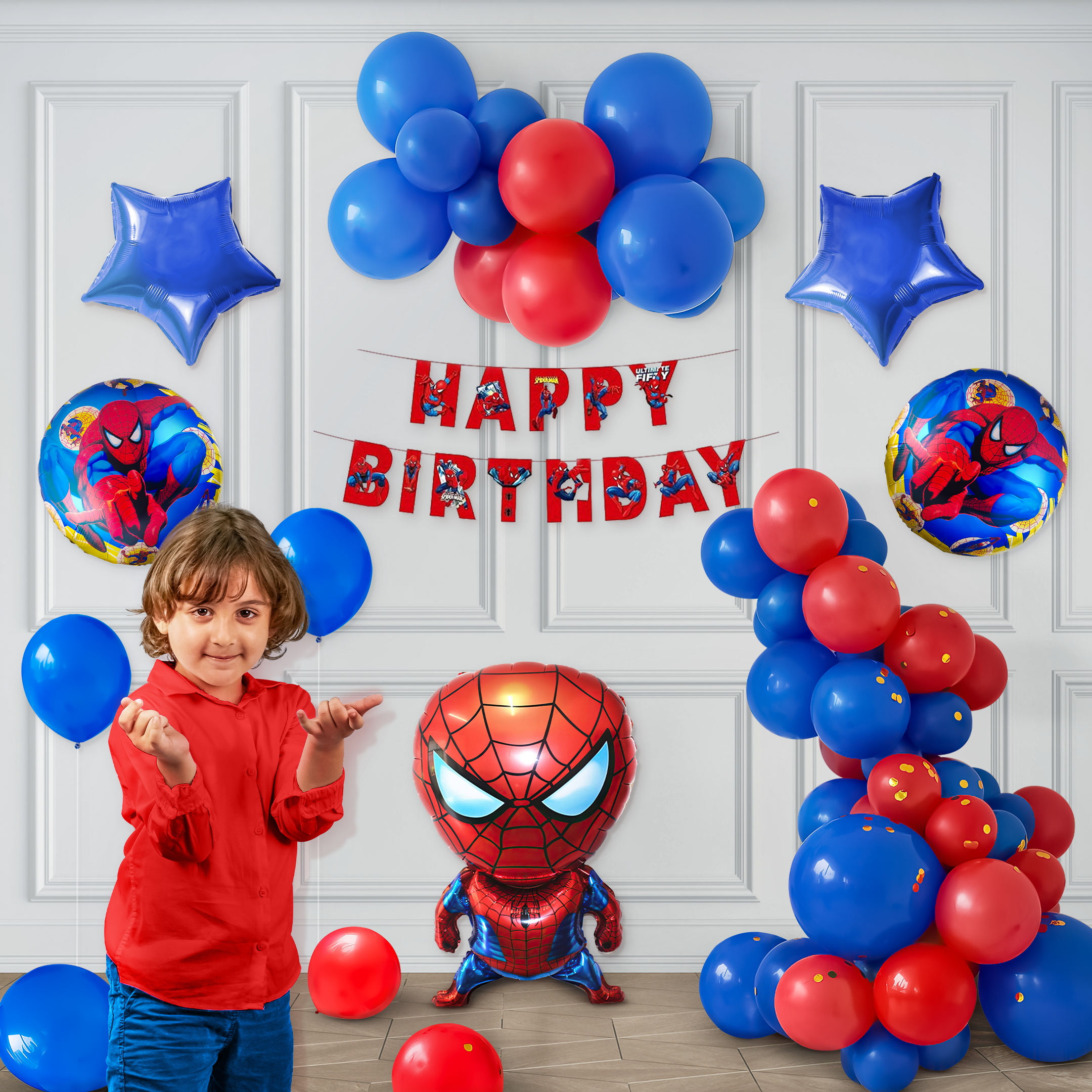 Spiderman Theme for Boys Party Decor