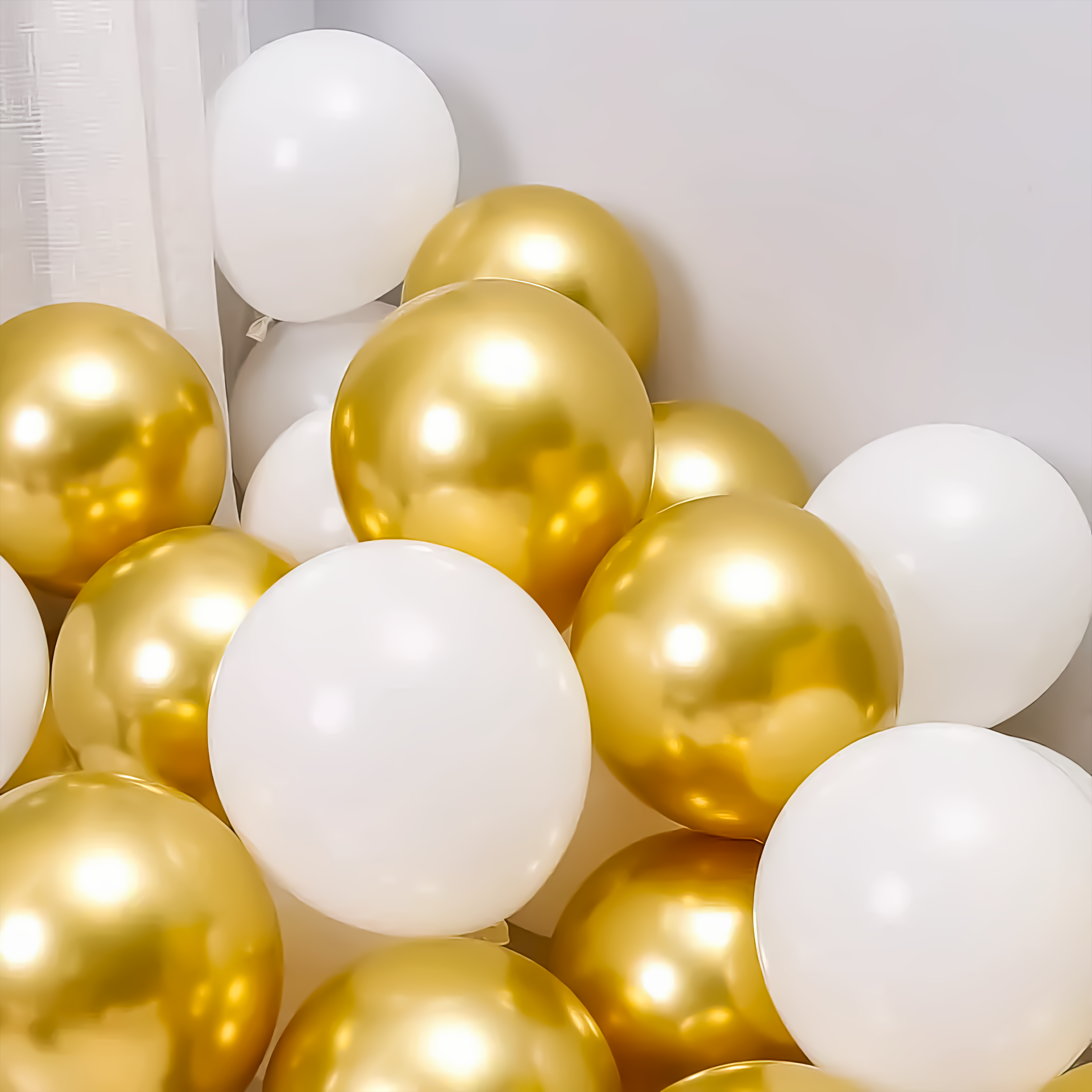 Gold Chrome Balloons party decoration for girls & boys-30pcs