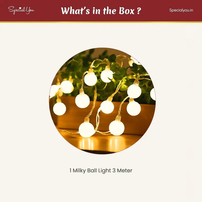 Milk Ball Lights for Decor