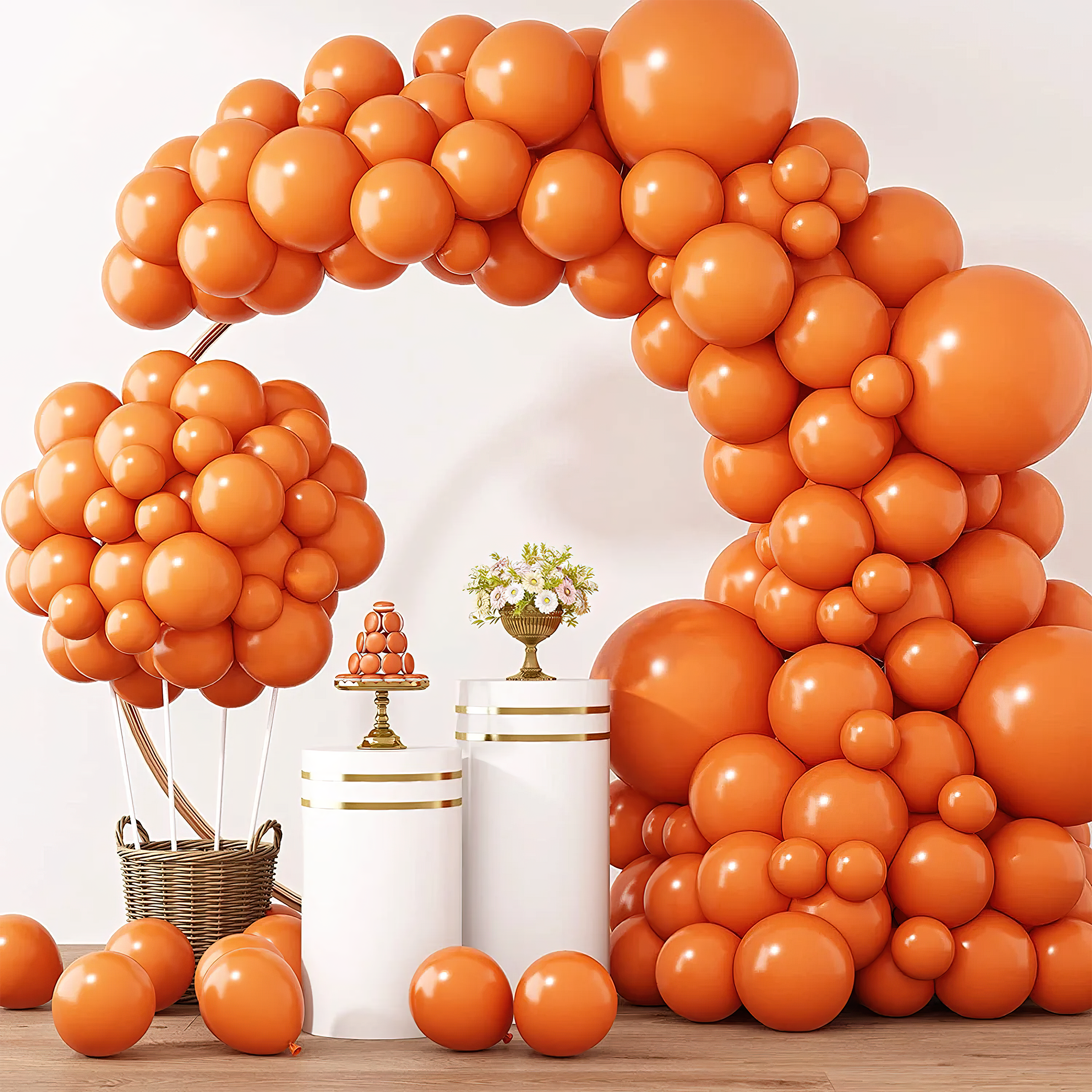 200 Orange Balloons