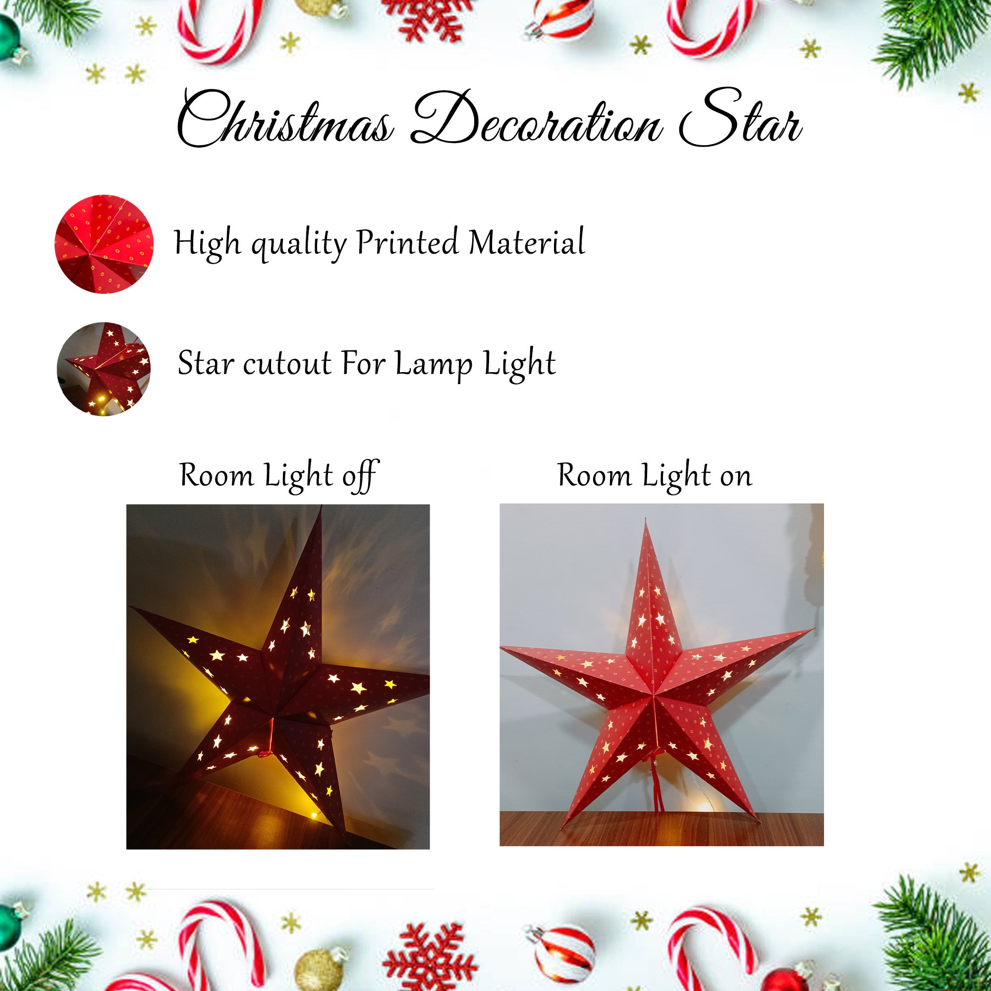 Hanging Star for Christmas Decorations