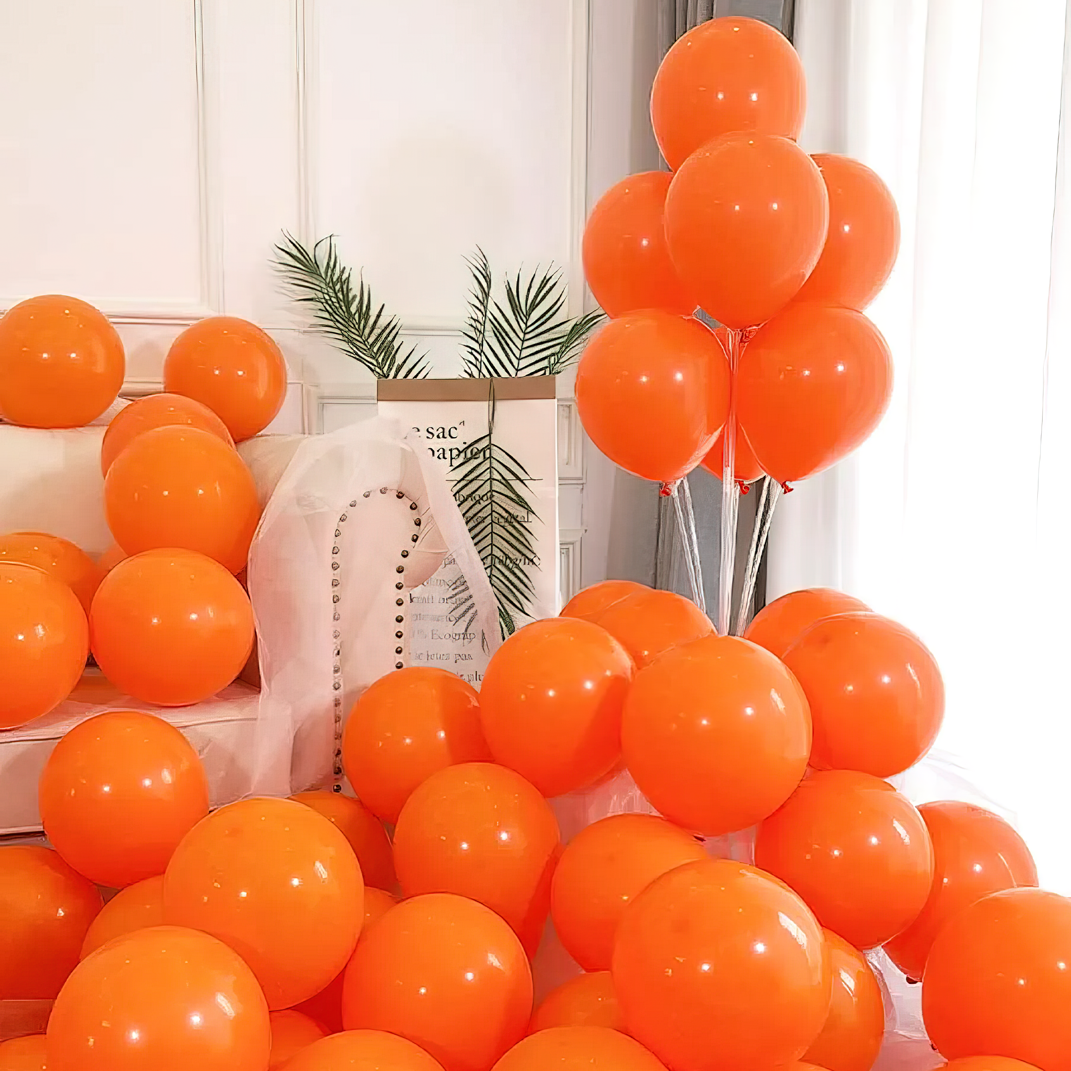 200 Orange Balloons