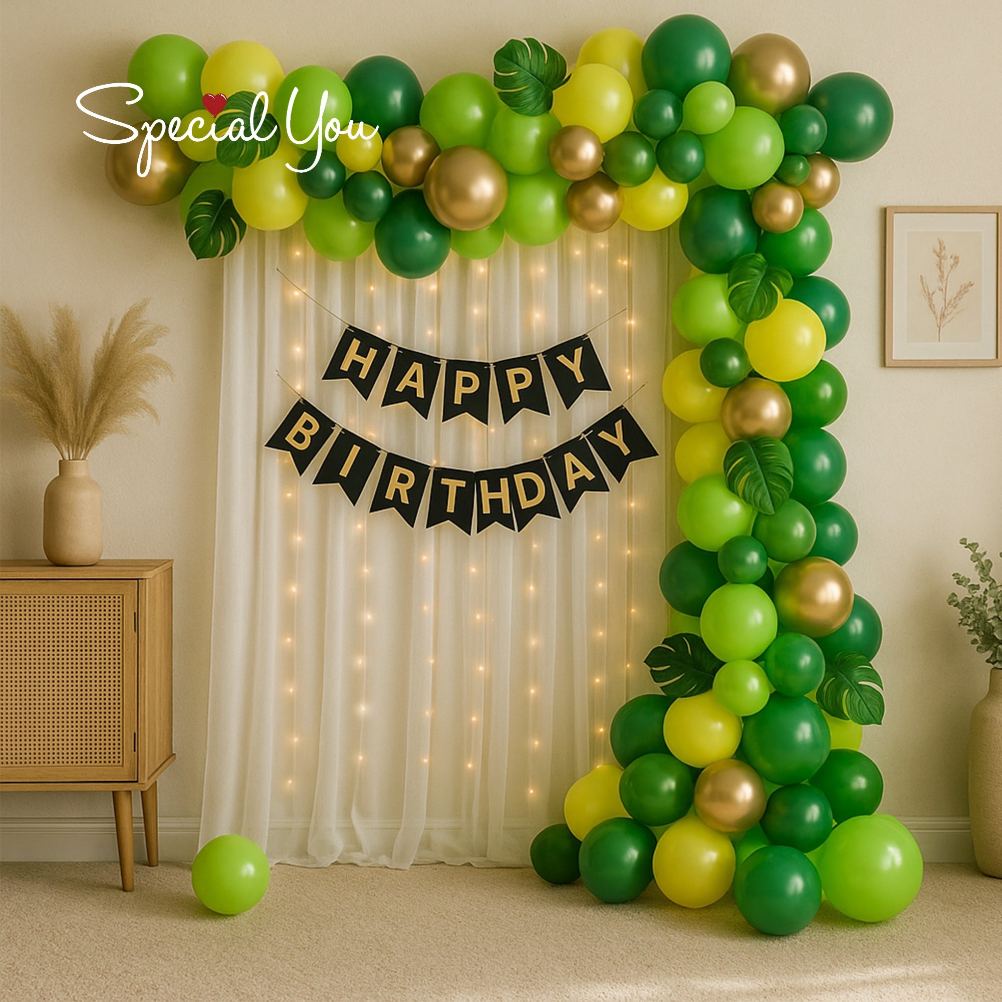 Jungle Safari Balloon Arch Decor
